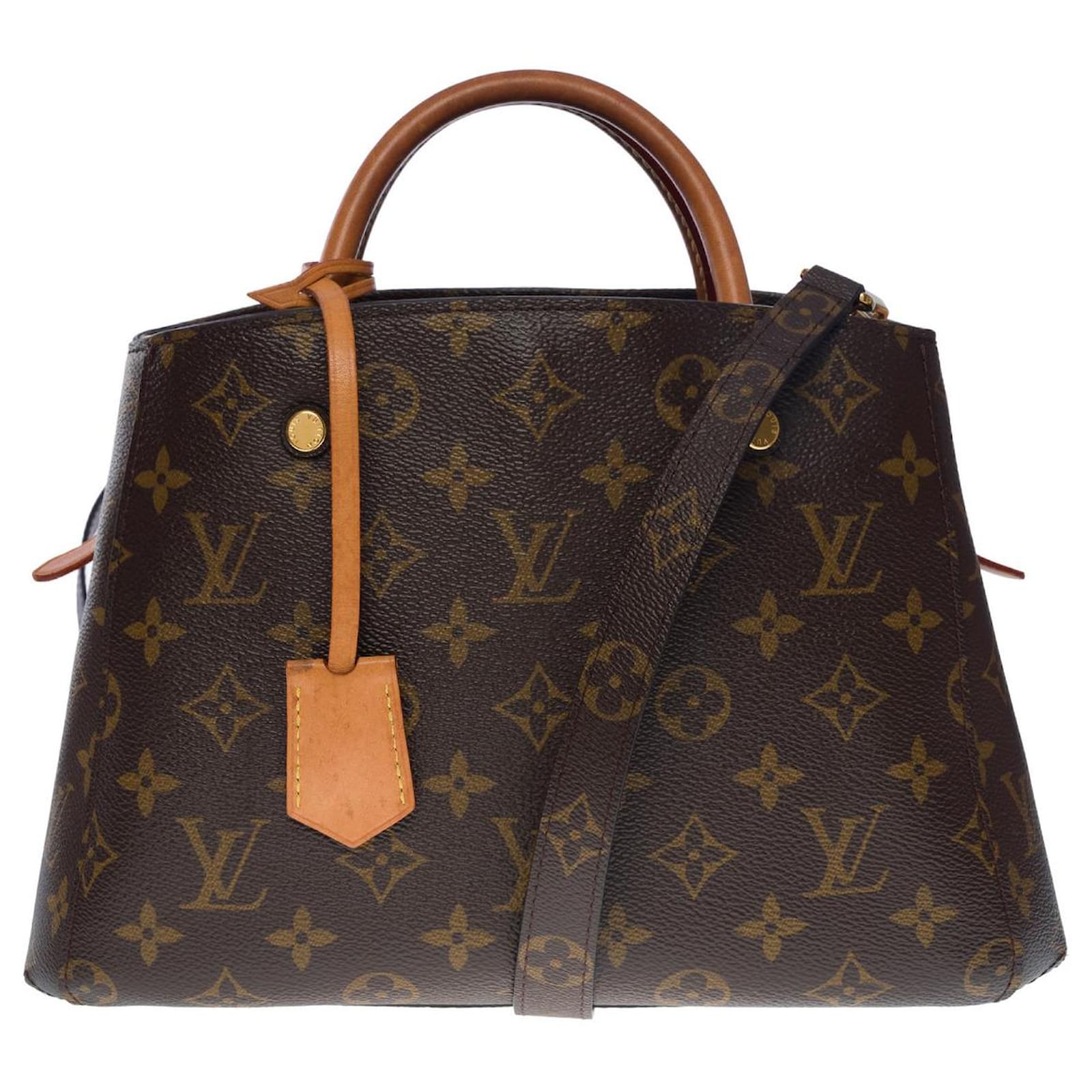 Louis Vuitton Montaigne BB Brown Monogram Canvas Shoulder Bag