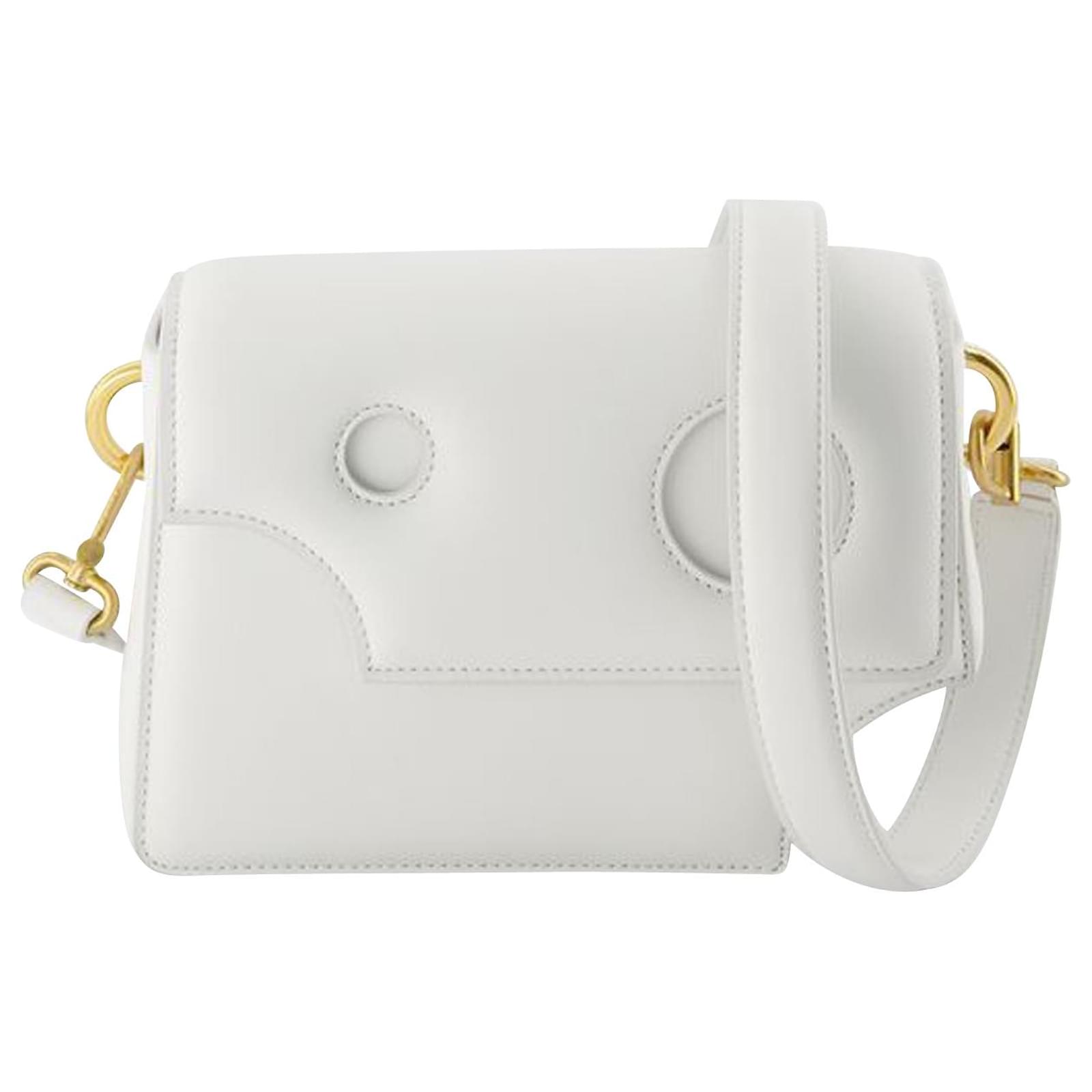 Cross body bags Off-White - Jitney Holes leather hand bag
