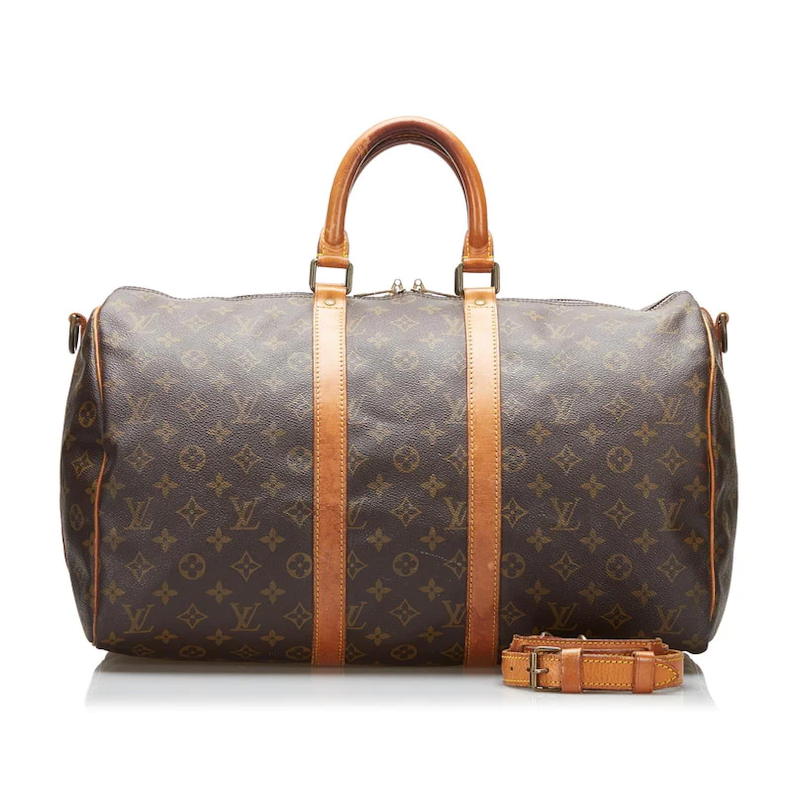 LOUIS VUITTON Keepol Bandolier 45 Travel Bag M41418