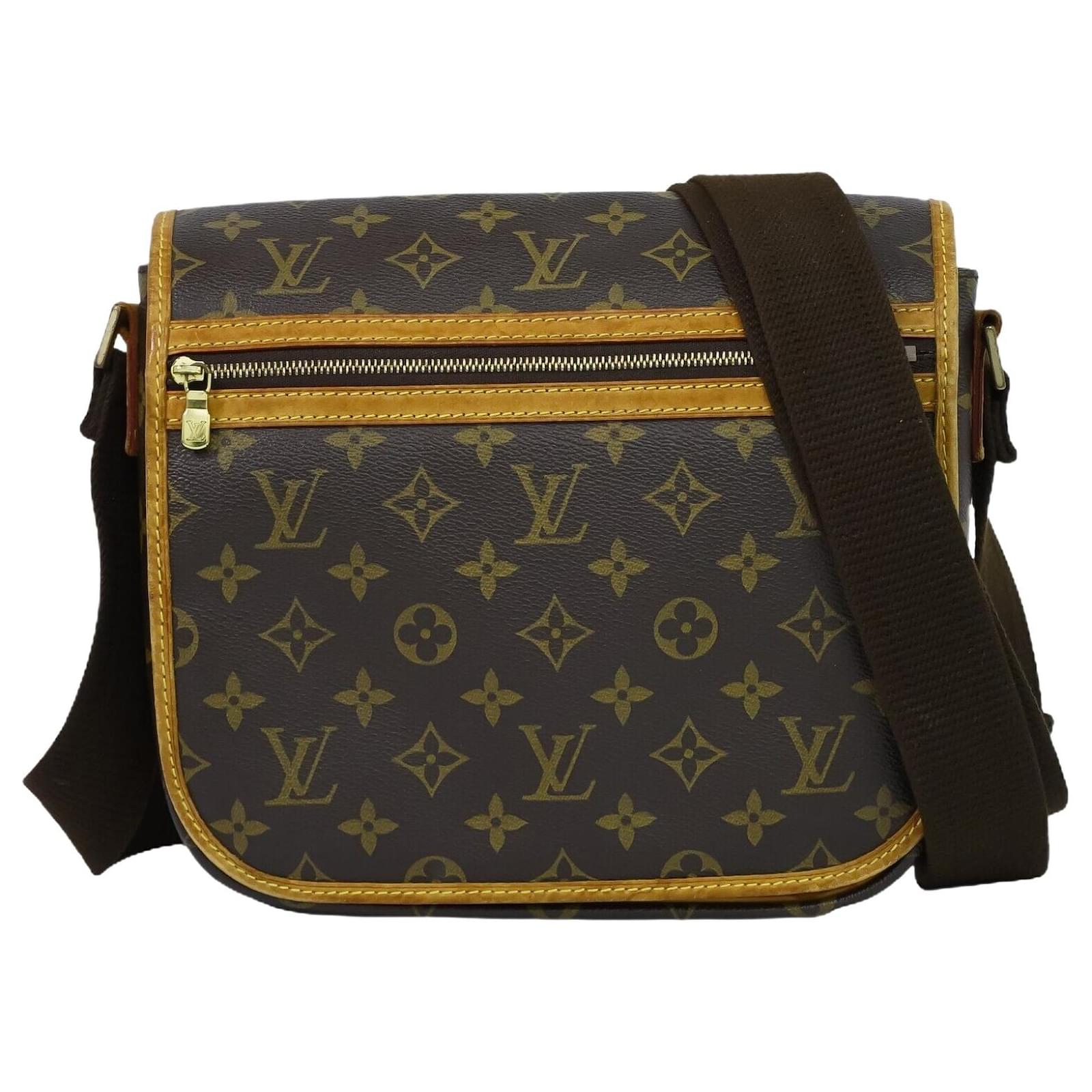 Bosphore backpack fabric backpack Louis Vuitton Brown in Cloth