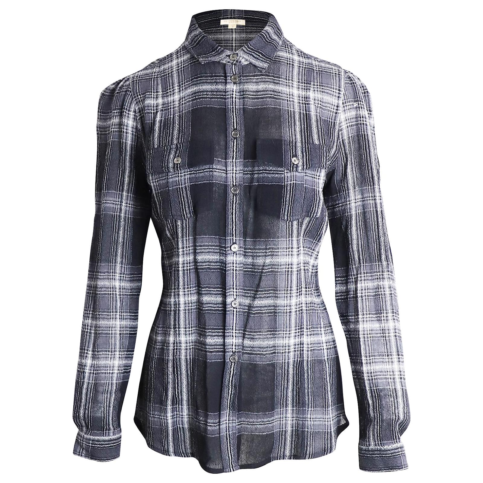 Burberry Brit Plaid Shirt in Multicolor Viscose Multiple Cellulose fibre ref.887554 - Joli Closet