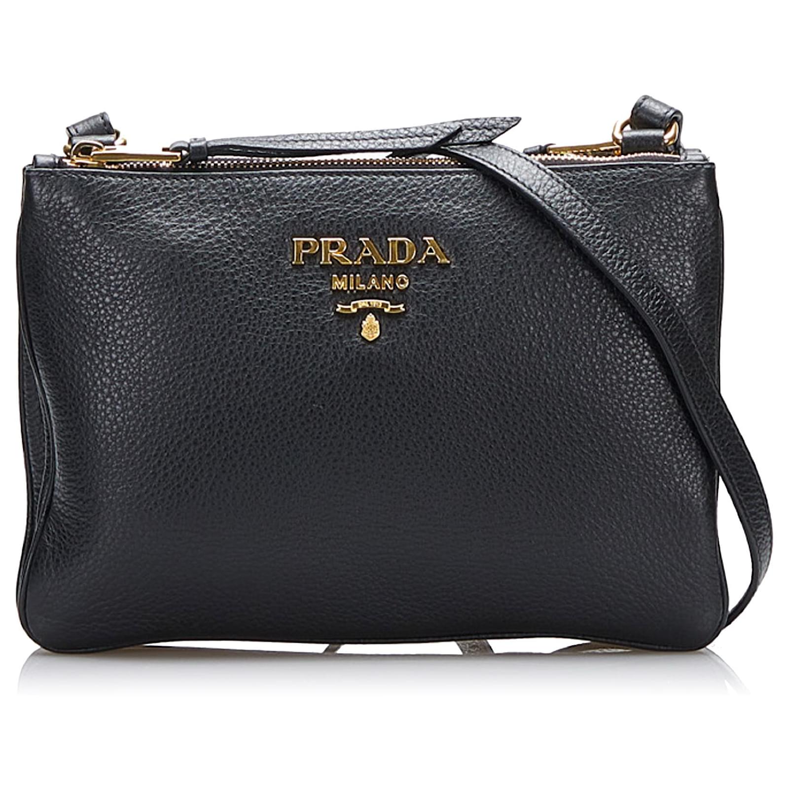 Prada calfskin sales crossbody bag