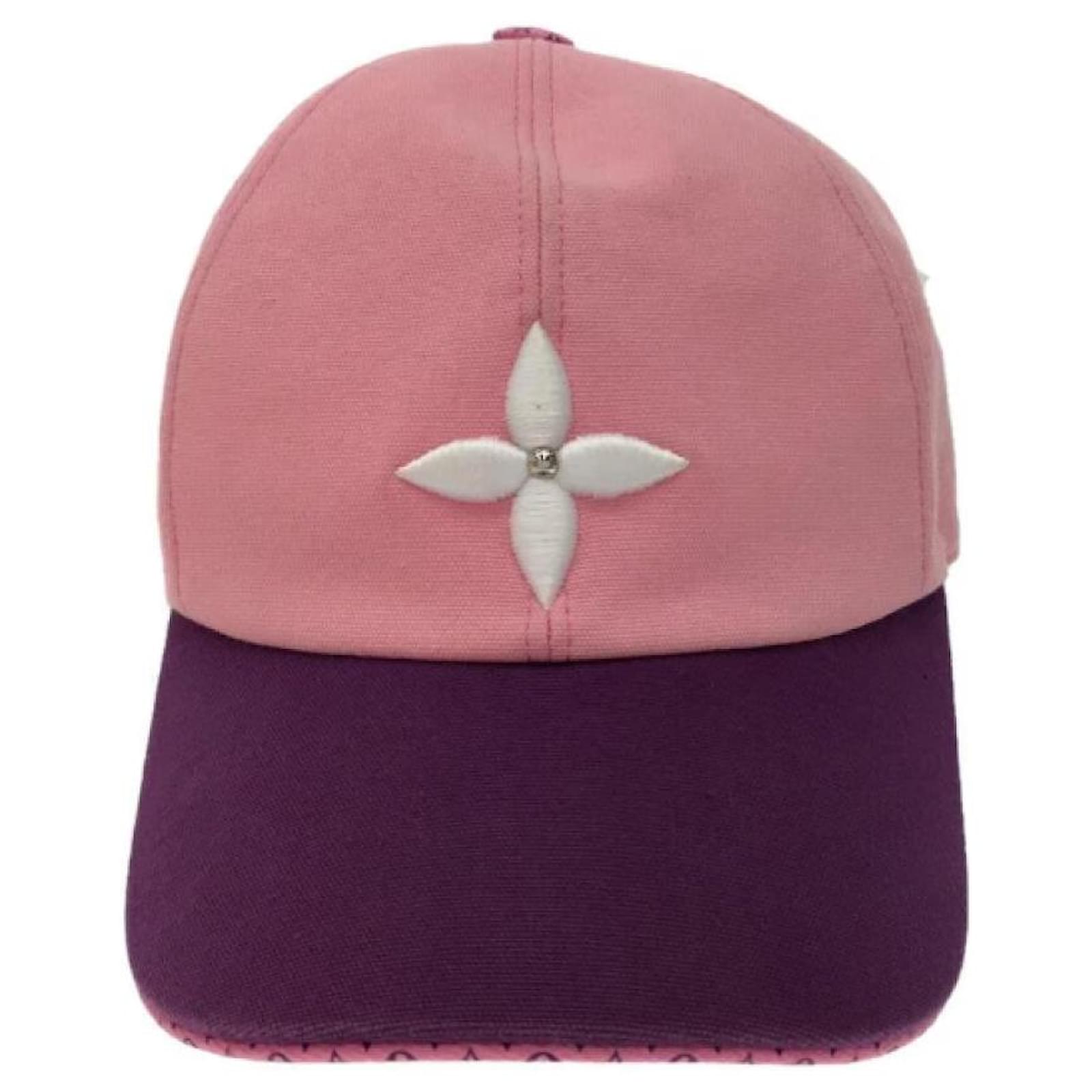 pink louis vuitton hat