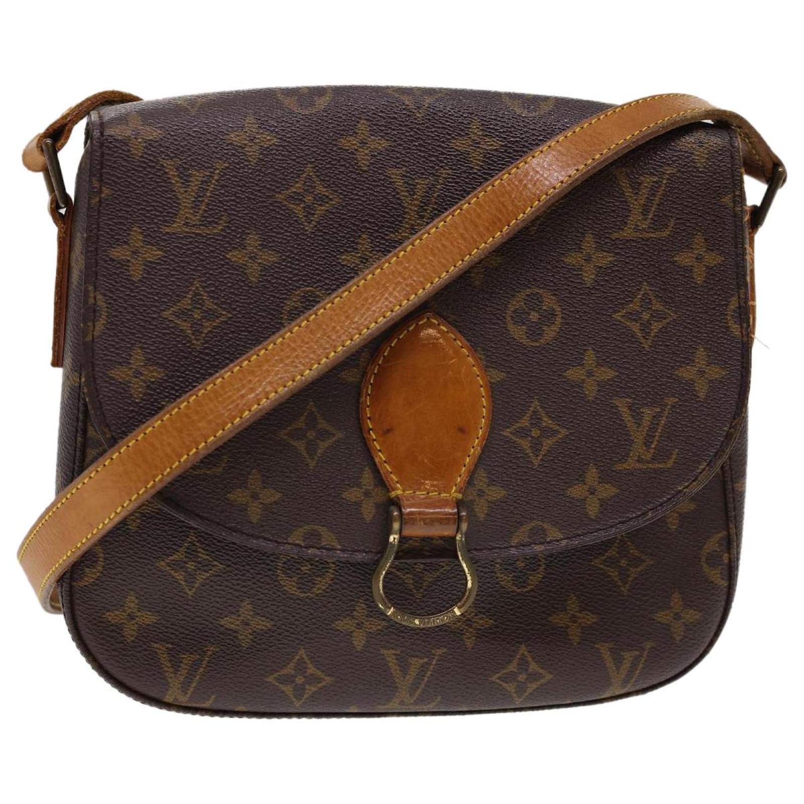 LOUIS VUITTON Monogram Saint Cloud GM Shoulder Bag Lv Vintage 