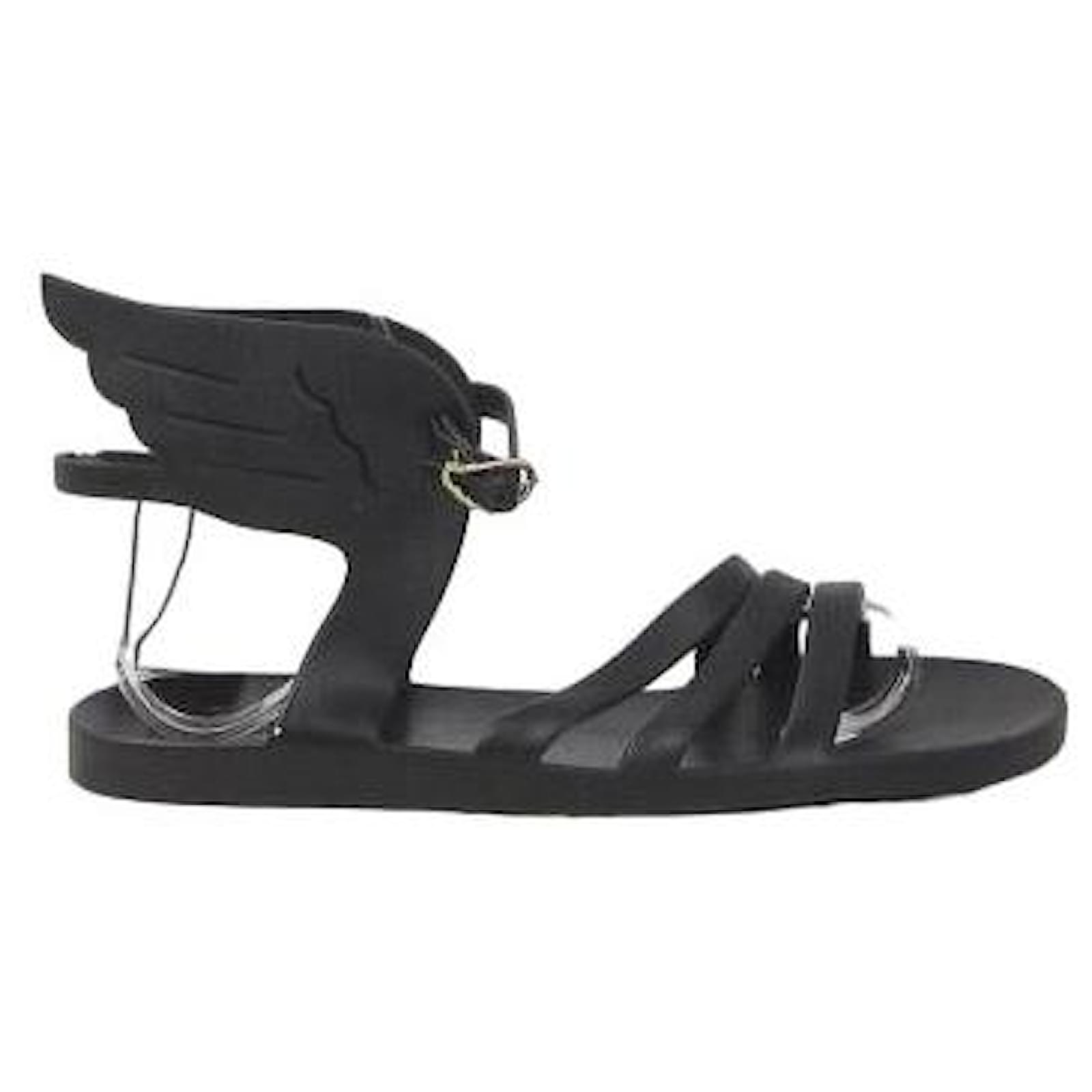 Ancient Greek Sandals 39 Black Plastic ref.888104 - Joli Closet