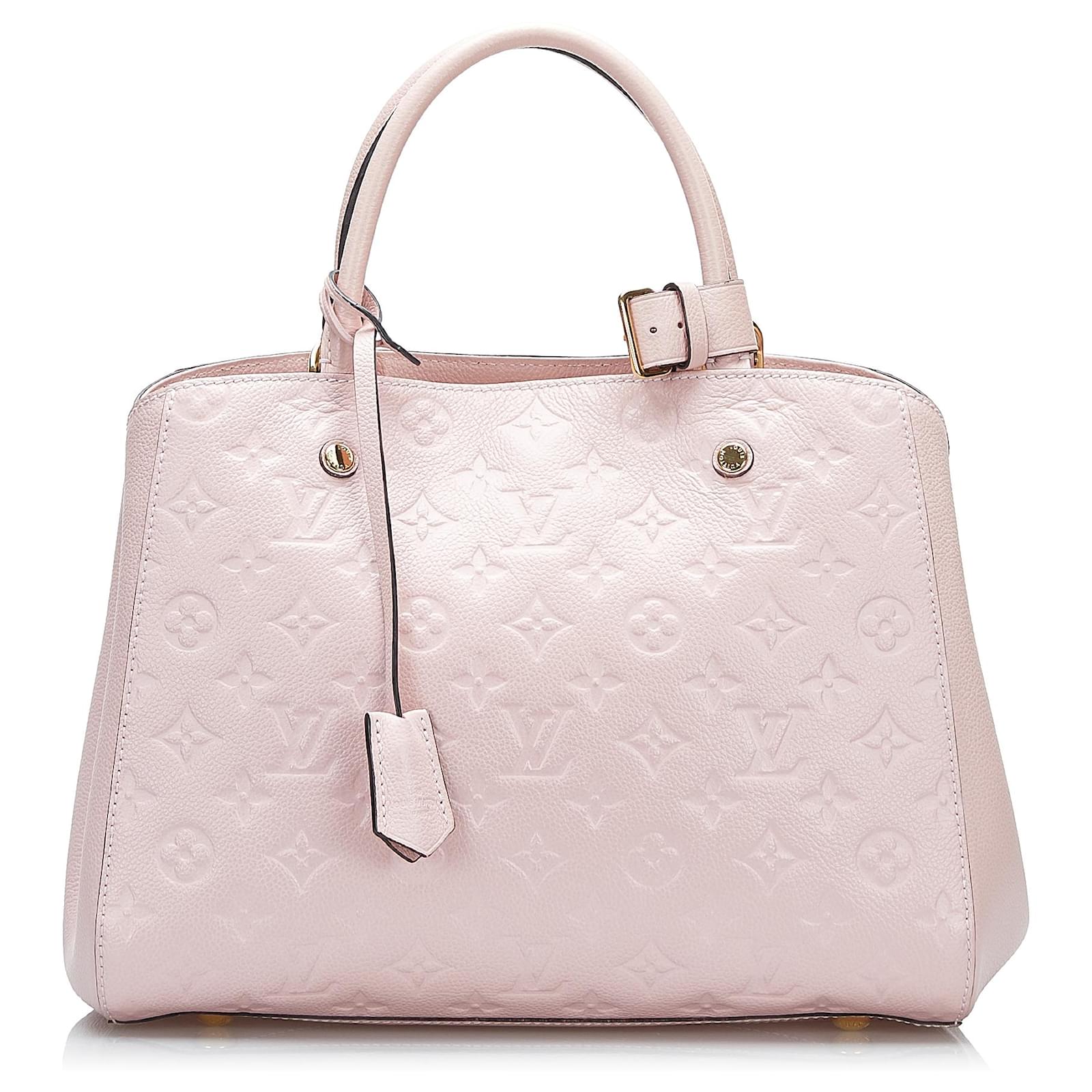 Louis Vuitton Pink Monogram Empreinte Montaigne MM Leather ref.888243 -  Joli Closet