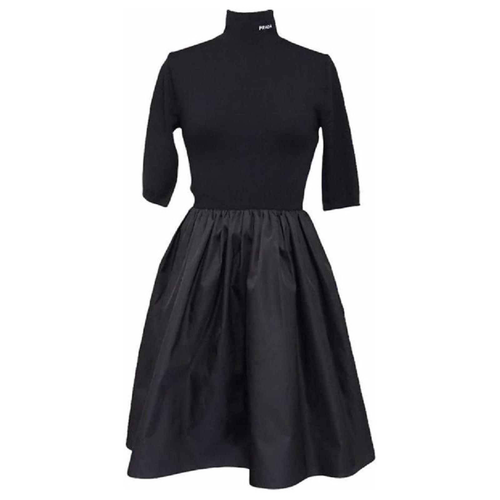 Prada nylon gabardine dress hotsell