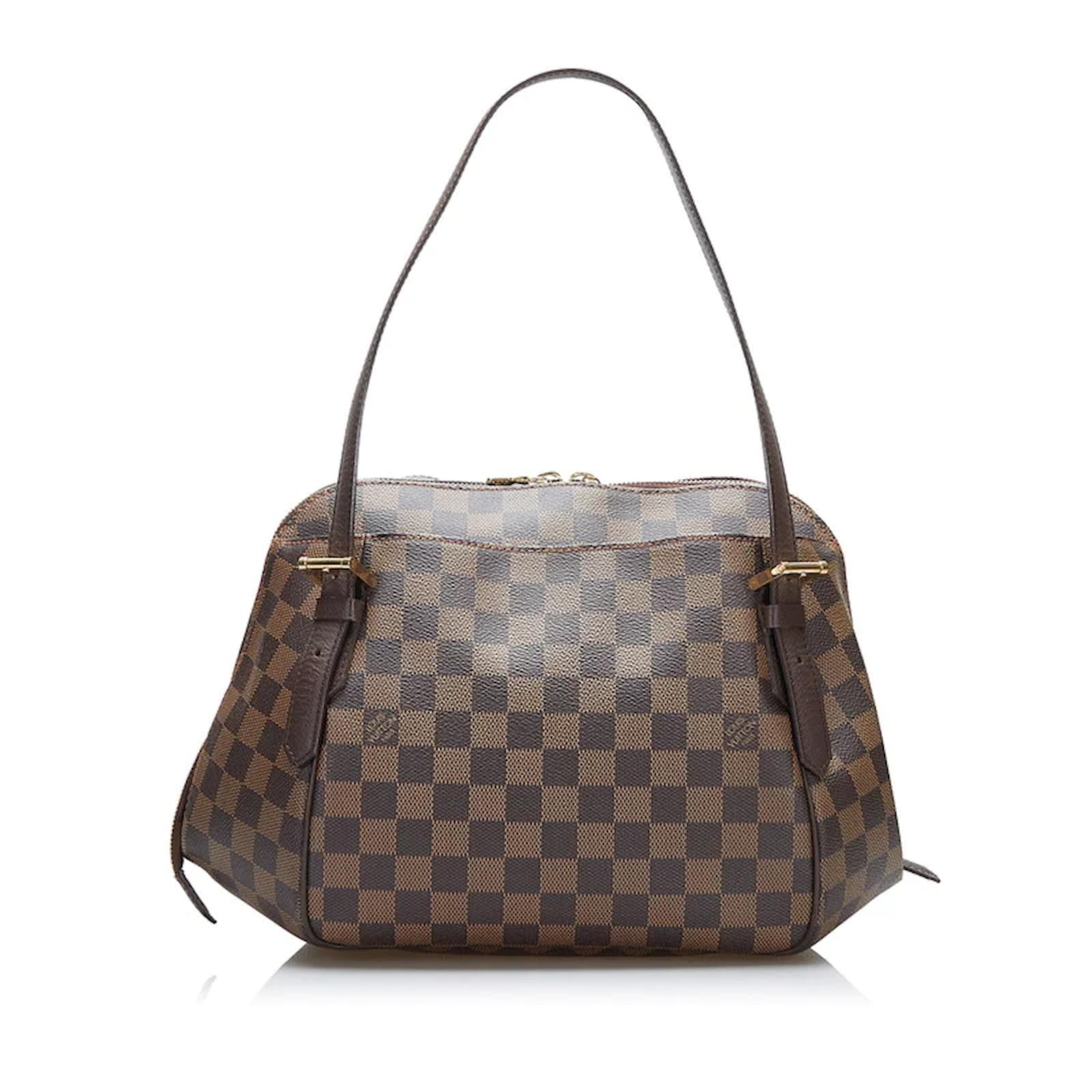 Louis Vuitton Damier Ebene Belem MM Bag Louis Vuitton