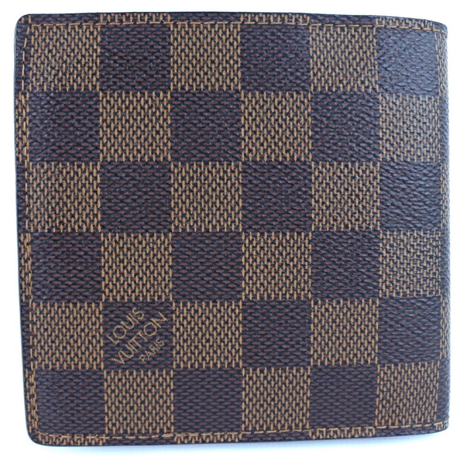 Louis Vuitton Portefeuille Marco Canvas Wallet (pre-owned) in Brown