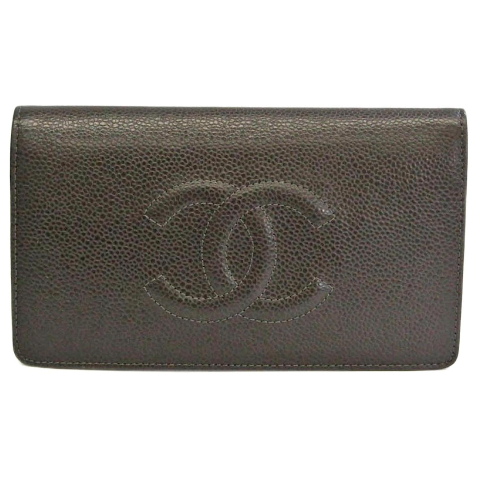 Timeless Chanel COCO Mark Grey Leather ref.889630 - Joli Closet