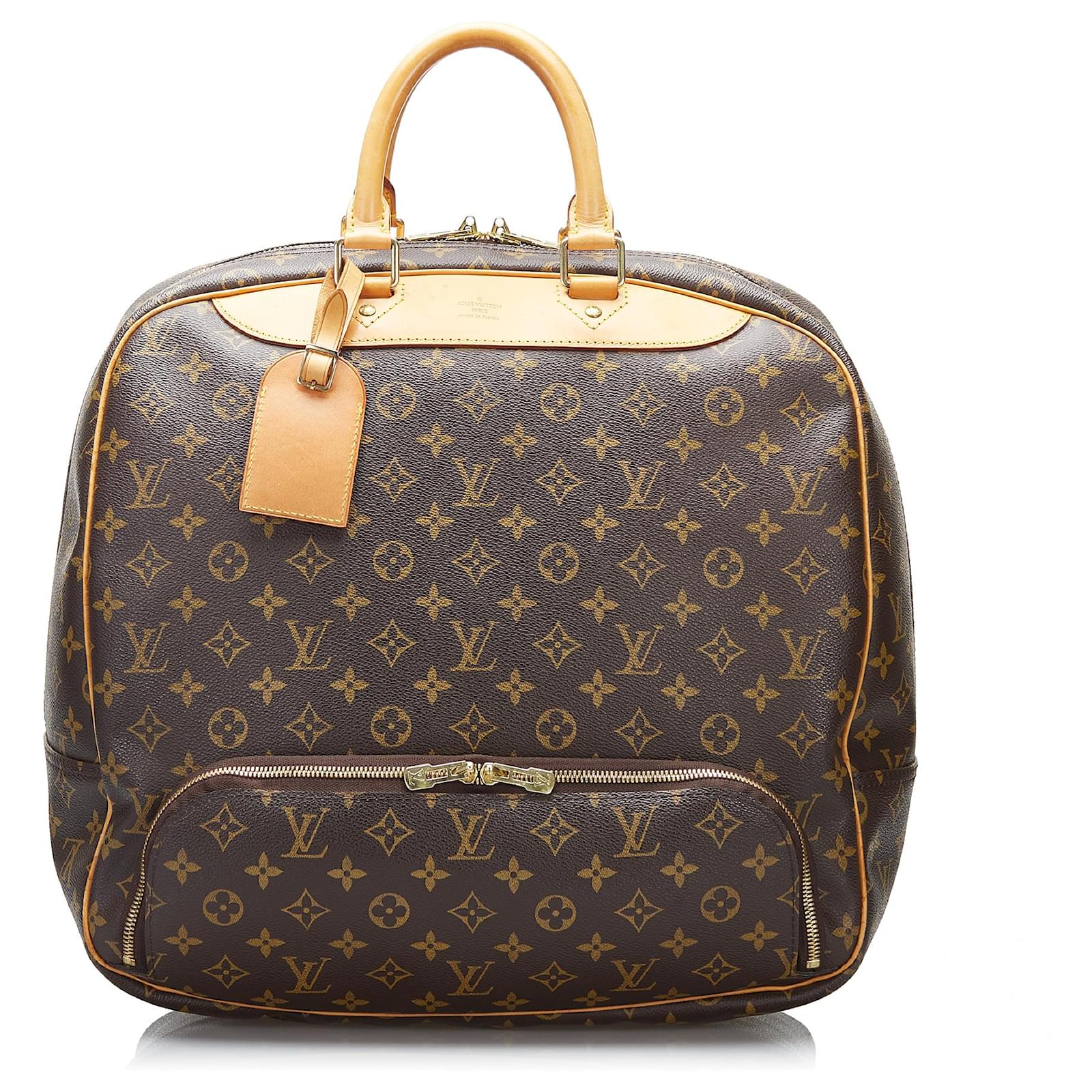 Louis Vuitton LV e monogram canvas Brown Cloth ref.869855