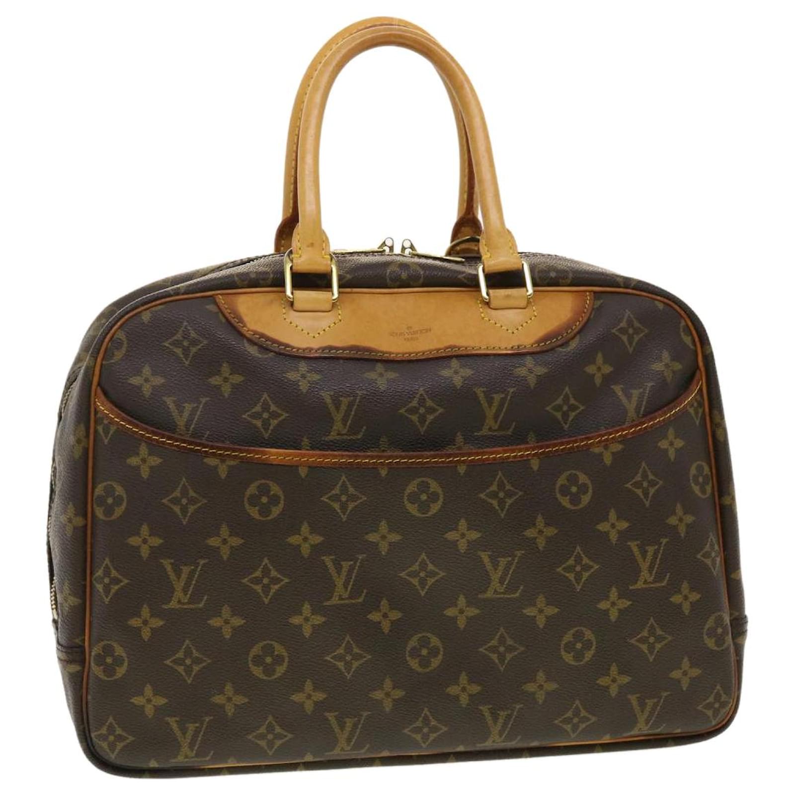 LOUIS VUITTON Monogram Deauville Hand Bag M47270 LV Auth bs4846