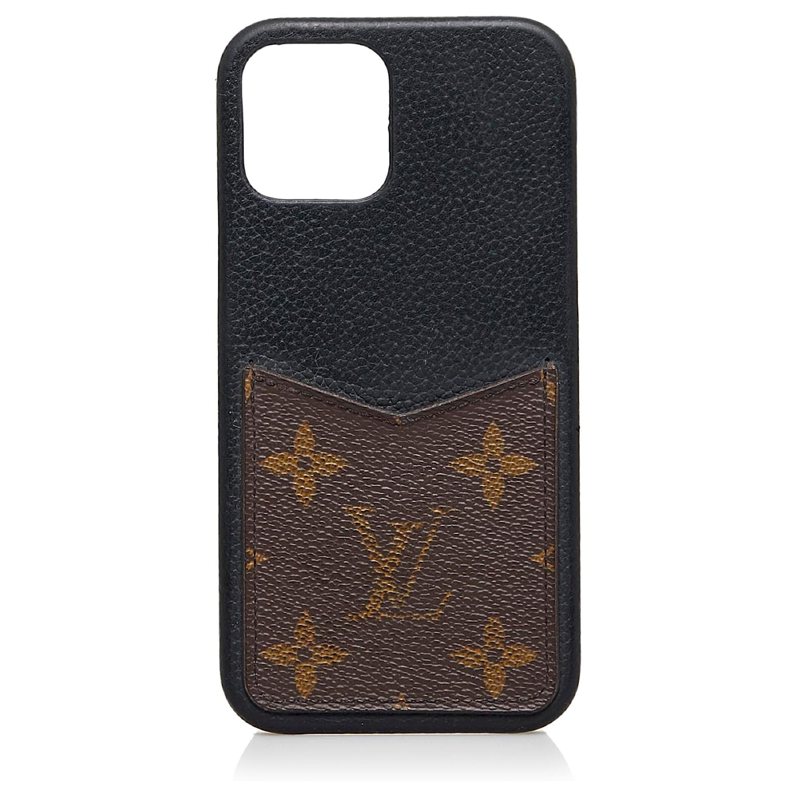 Louis Vuitton Brown Monogram iPhone 12/12 Pro Case Cloth ref