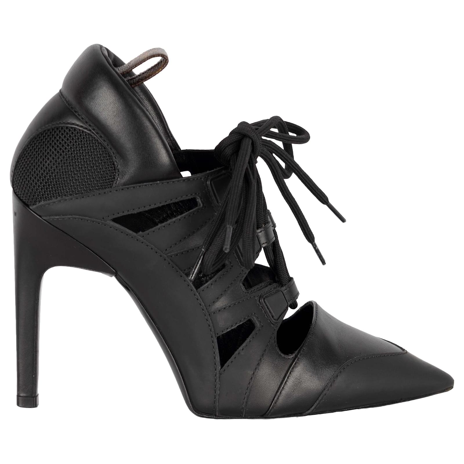 louis vuitton black high heels