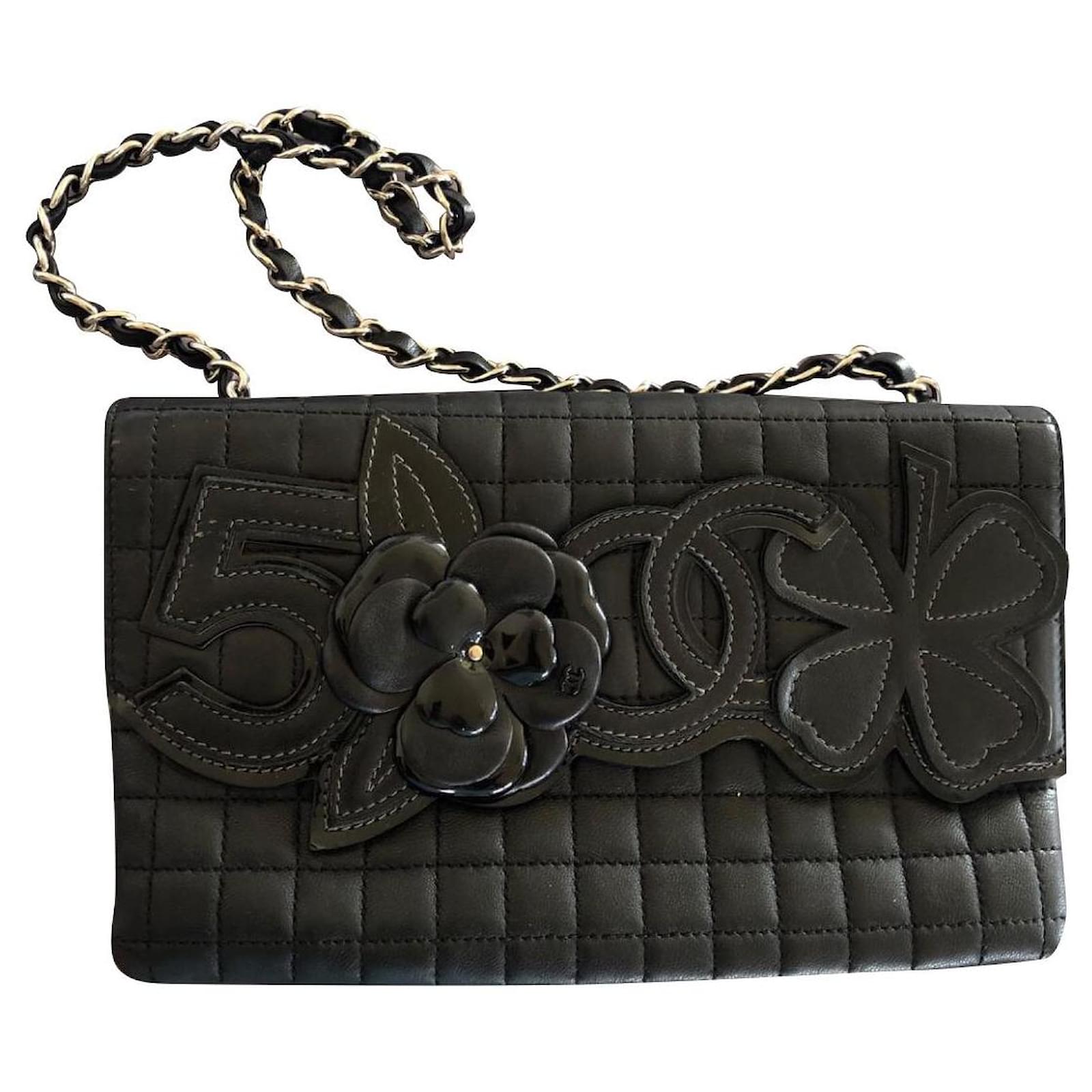 Chanel camellia number 5 flap bag