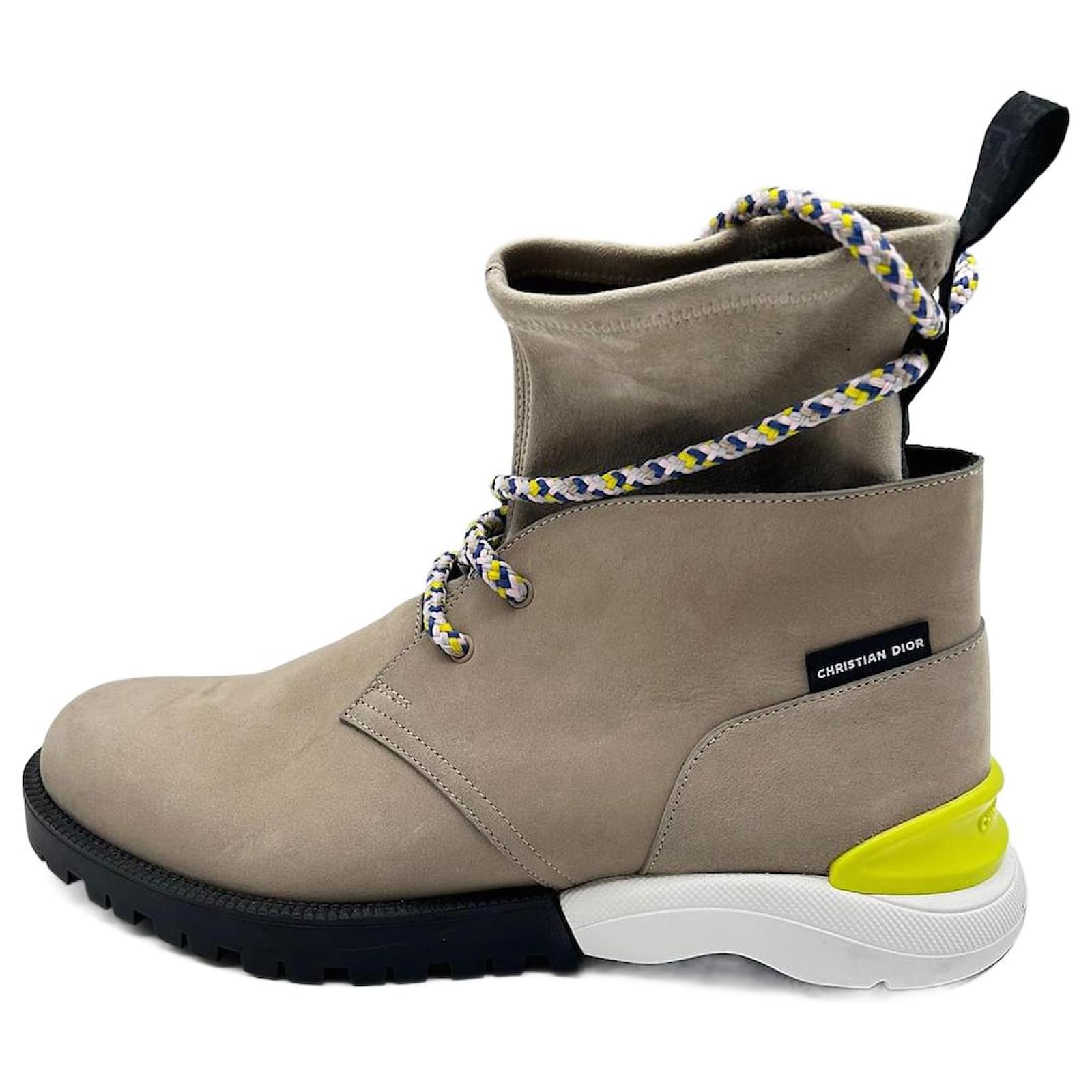 DIOR Trainers EU 39 Suede Beige Joli Closet