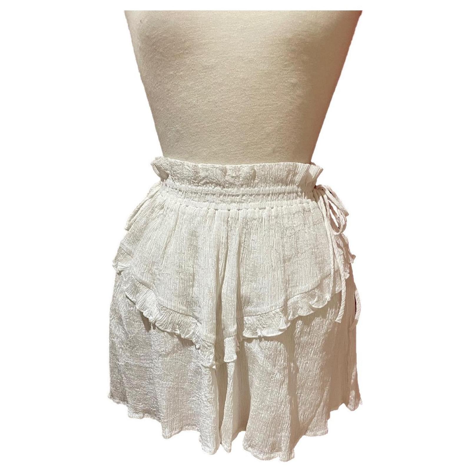 Kollegium taktik Migration Isabel Marant Etoile Skirts White Cotton Viscose ref.890673 - Joli Closet