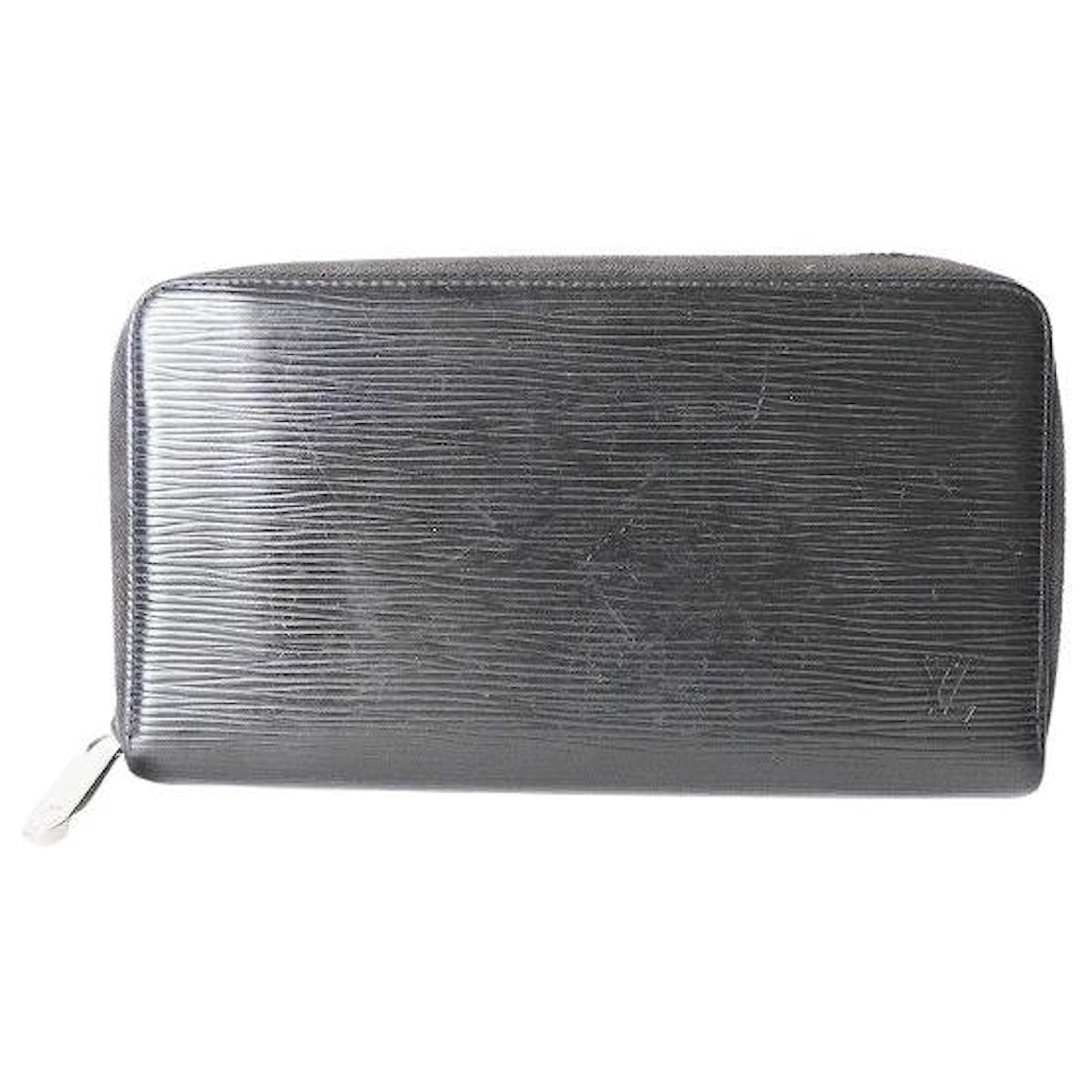 Louis Vuitton ZIPPY ORGANIZER Black Leather ref.789115 - Joli Closet