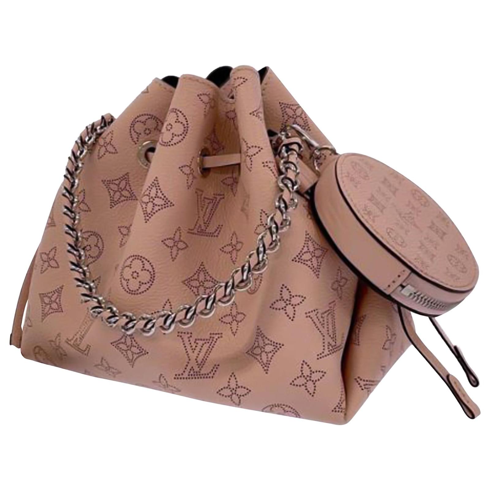 Louis Vuitton Pink Monogram Mahina Bella Leather Pony-style calfskin  ref.891134 - Joli Closet