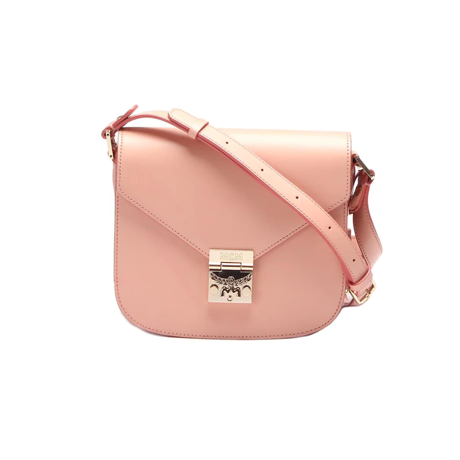 MCM Patricia Leather Crossbody Bag Pink Pony-style calfskin ref.891201 -  Joli Closet