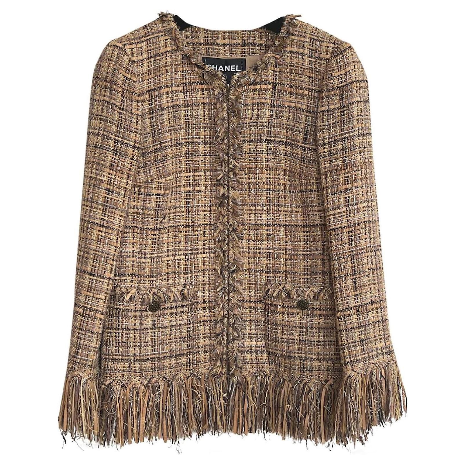 Chanel Met Museum Distressed Tweed Jacket For Sale at 1stDibs
