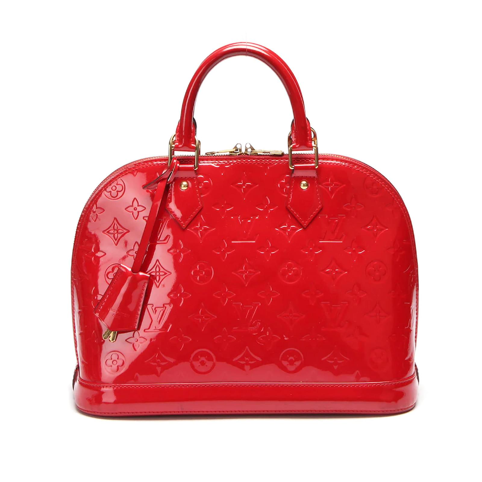 Cartera Alma PM Vernis rojo coral - Louis Vuitton
