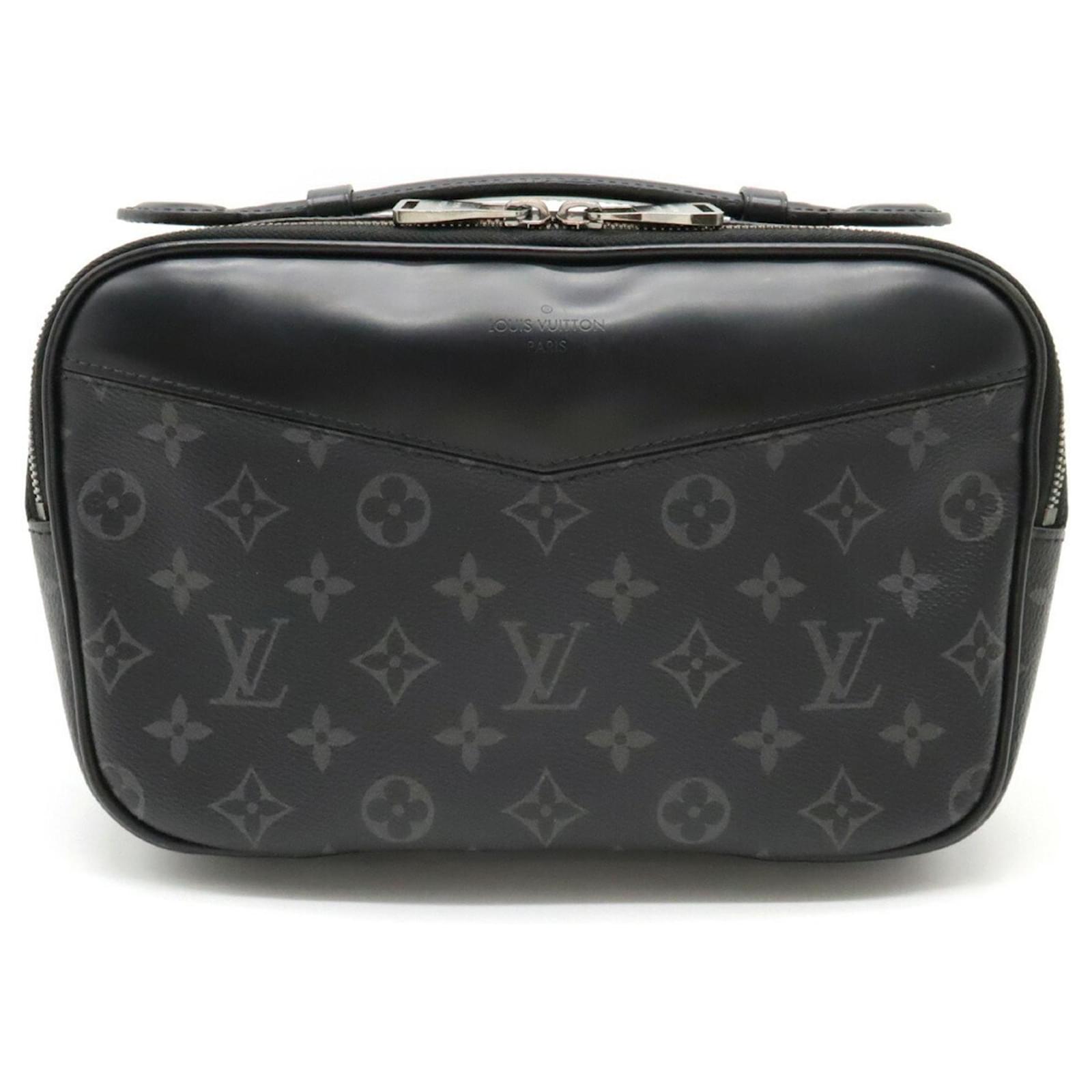 Black Louis Vuitton Monogram Eclipse Explorer Bumbag Belt Bag