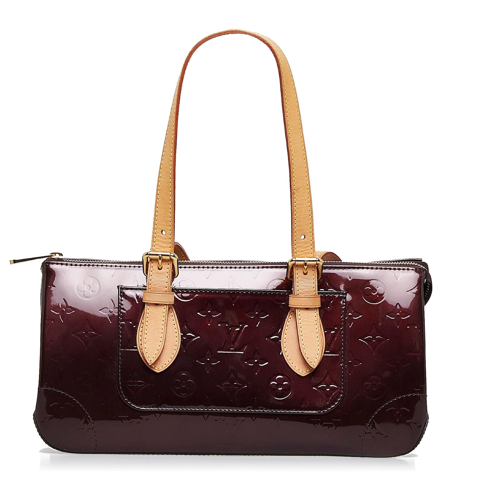 Louis Vuitton Rosewood Avenue Monogram Vernis Patent Leather Shoulder Bag  on SALE