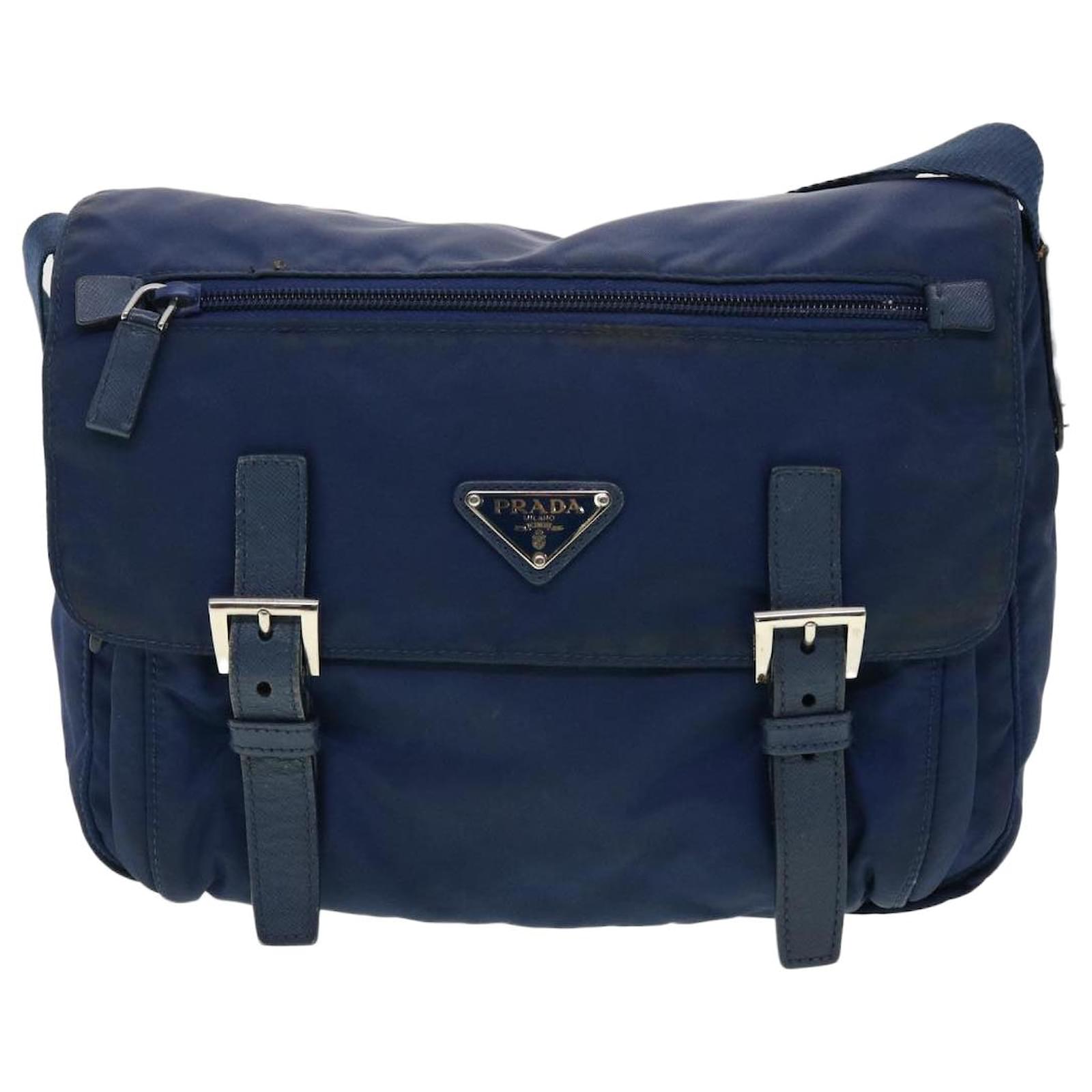 Prada Navy blue Synthetic  - Joli Closet