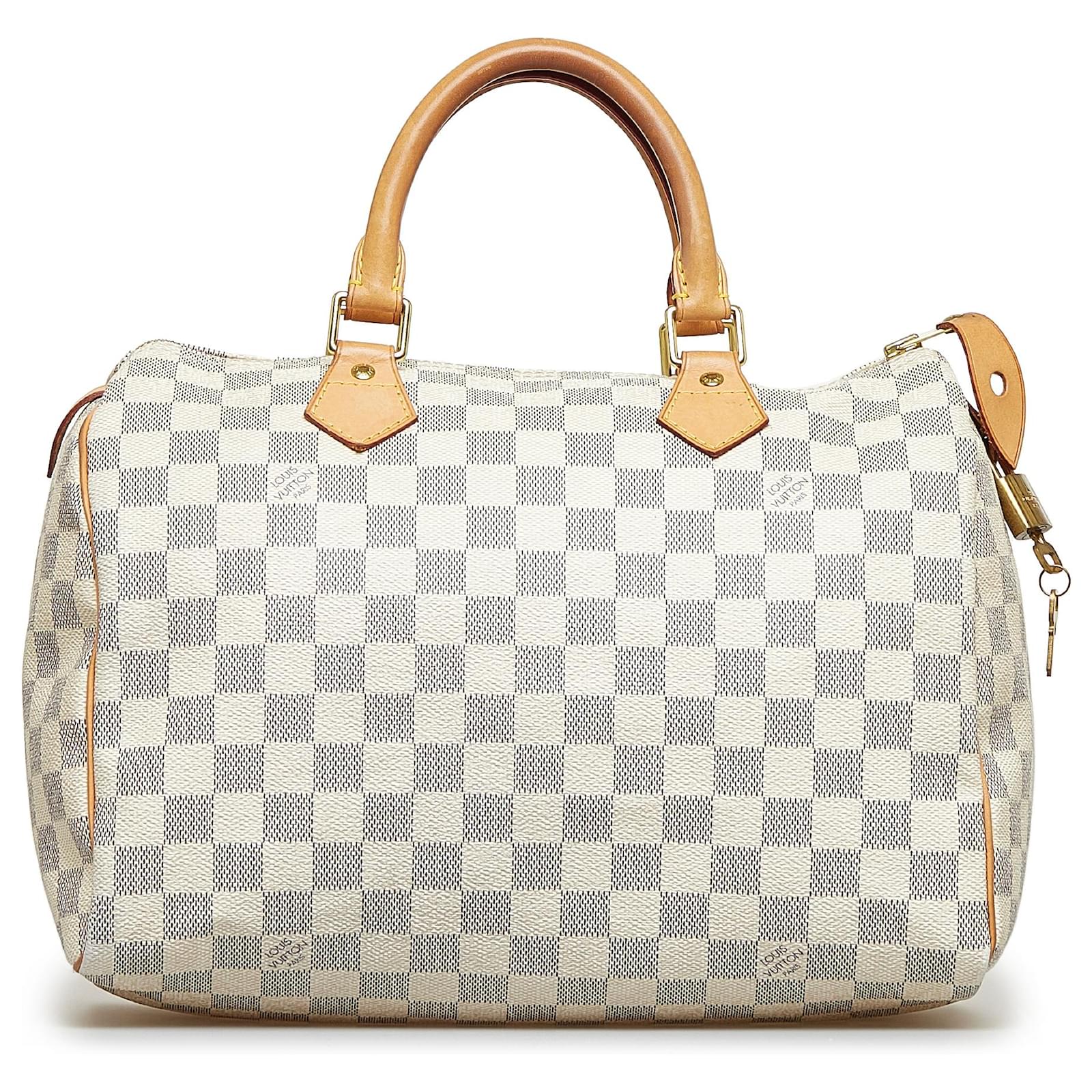 Louis Vuitton Damier Azur Speedy 30 White