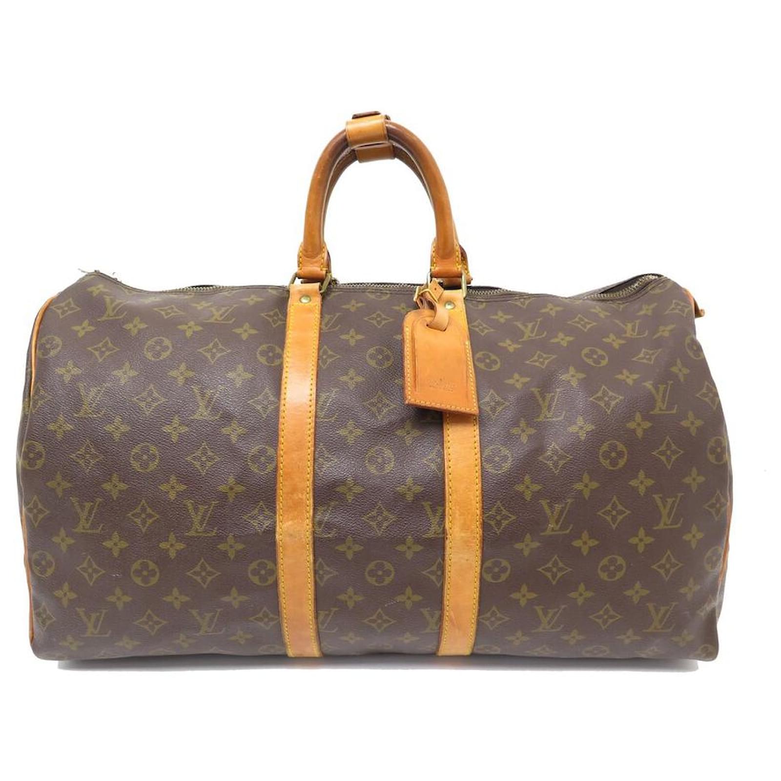 Vintage Louis Vuitton Travel Luggage Bag Suitcase 