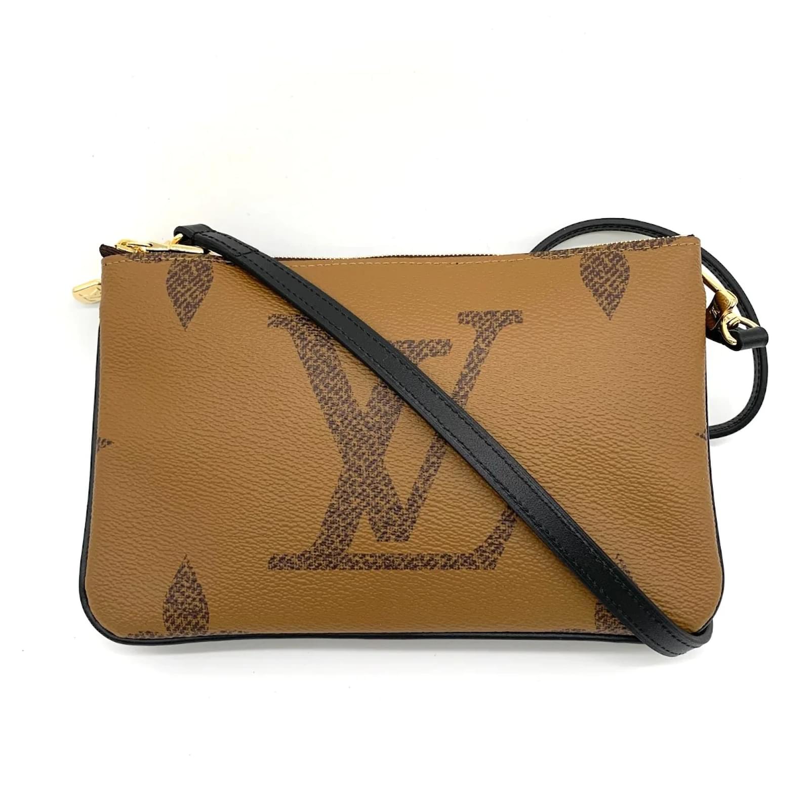 Louis Vuitton Monogram Macassar Studded Alma PM M41579 Brown Cloth