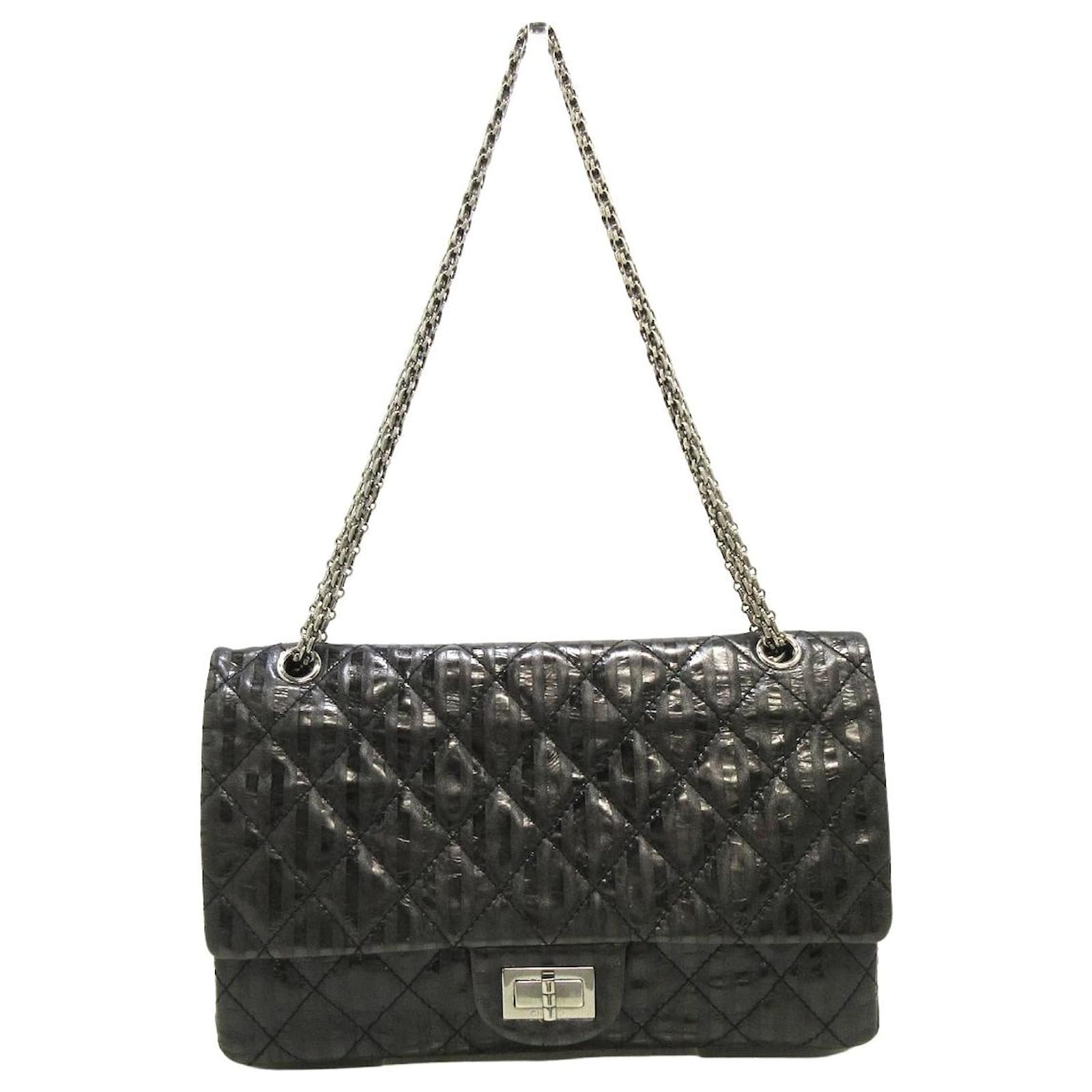 Chanel - Authenticated Handbag - Pony-Style Calfskin Black Plain for Women, Very Good Condition
