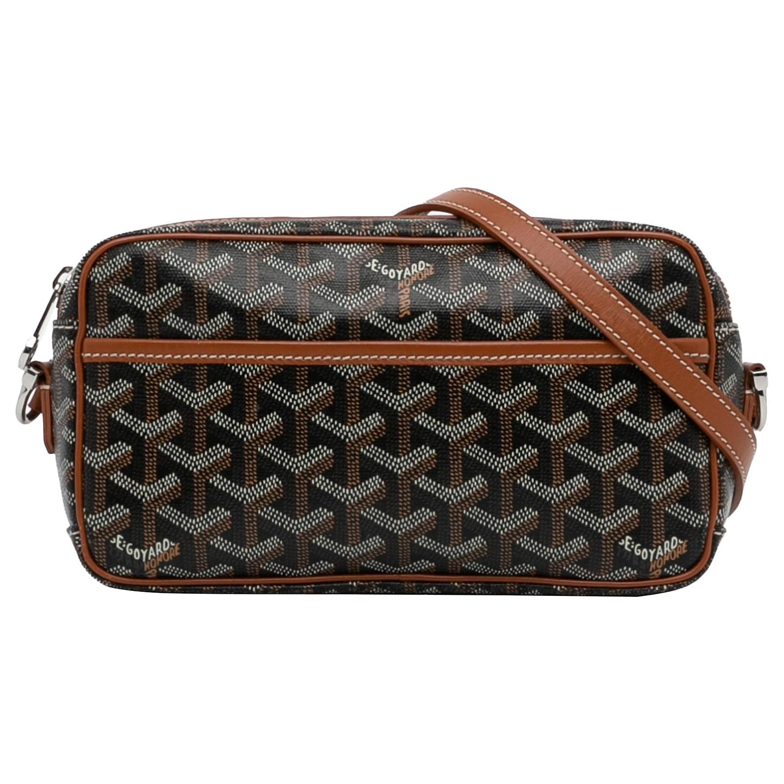 Goyard Black Goyardine Sac Cap Vert Toile Tissu Noir ref.895472 - Joli Closet