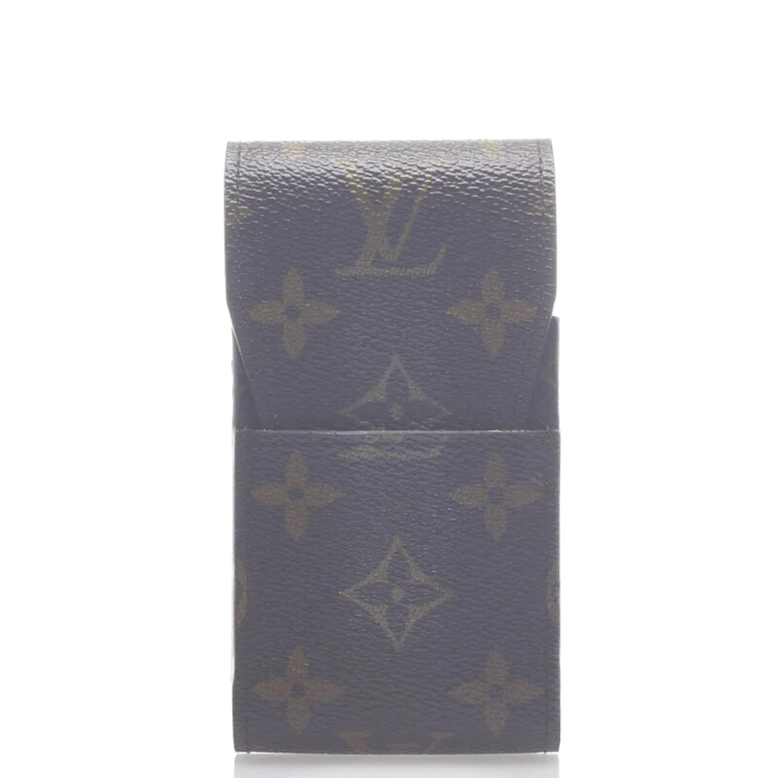 Louis Vuitton Monogram Cigarette Case M63024 Blue Cloth ref.896512