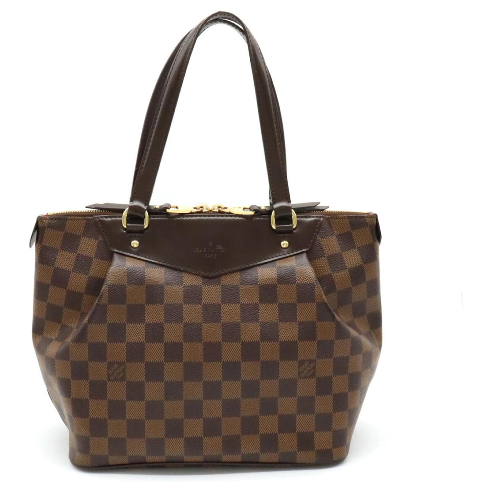 Louis Vuitton Westminster Brown Canvas Tote Bag (Pre-Owned)