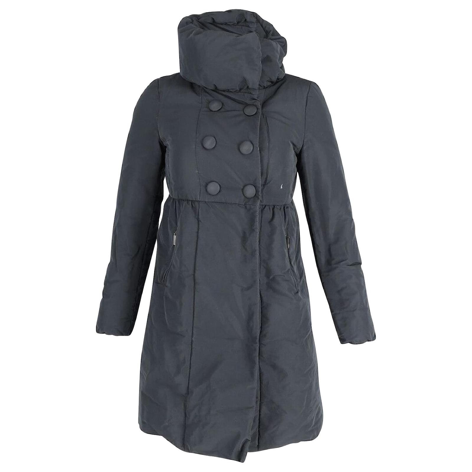 Moncler Johanna Down Coat in Black Polyester ref.898074 - Joli Closet