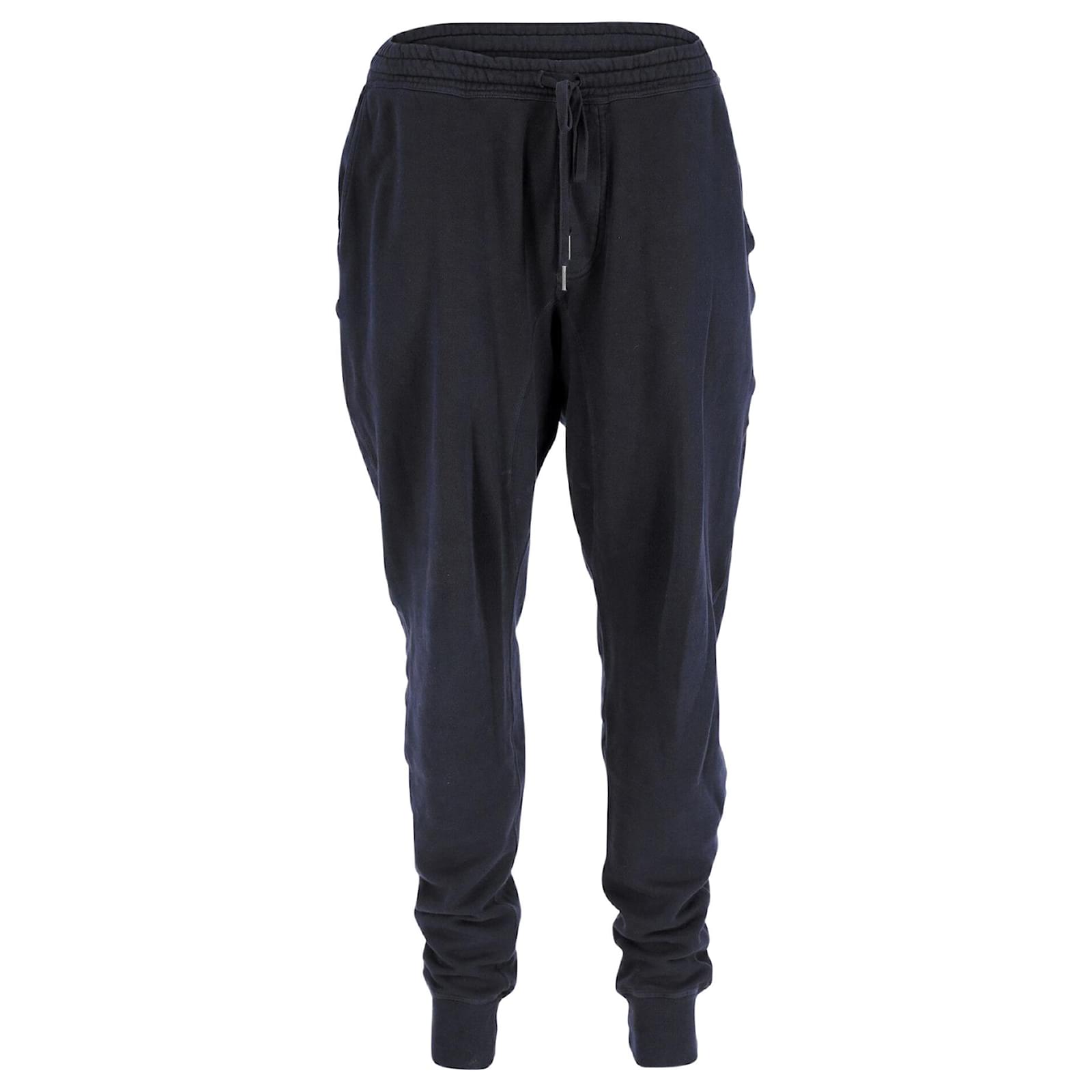 Relaxed Fit Cotton Drawstring Pants