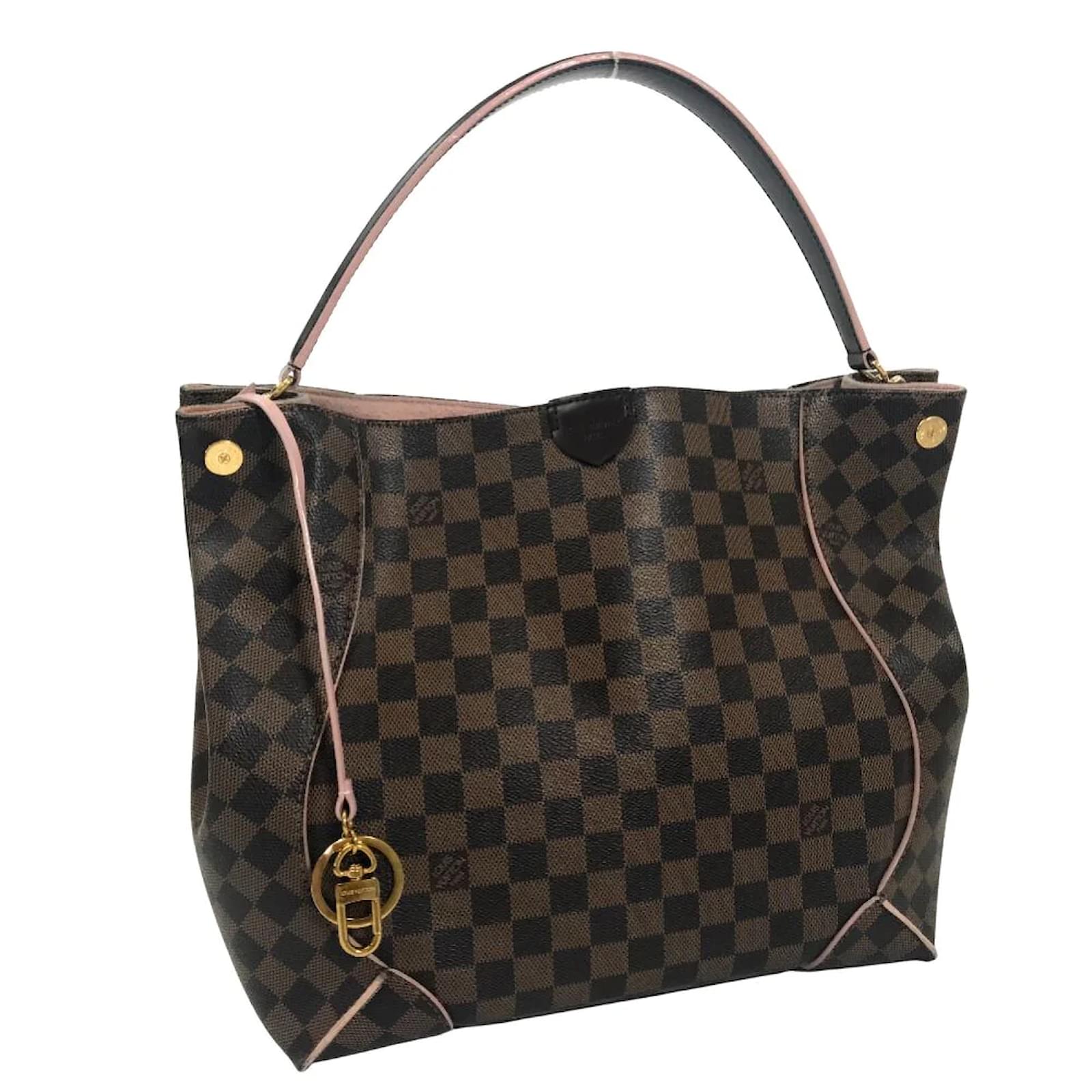 LOUIS VUITTON Damier Sologne Shoulder Bag Ebene N48079