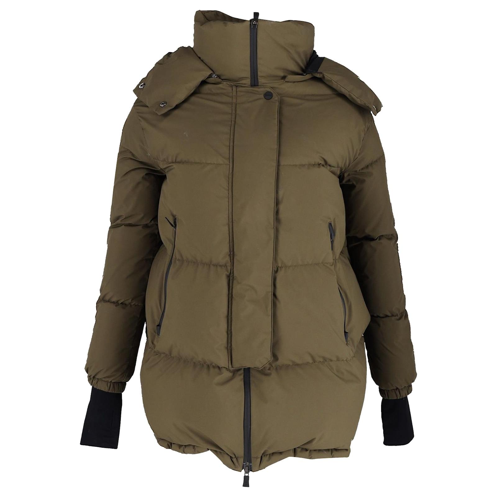 Herno Quilted Gore-tex Laminar Bomber in Khaki Goose Down Green ref ...