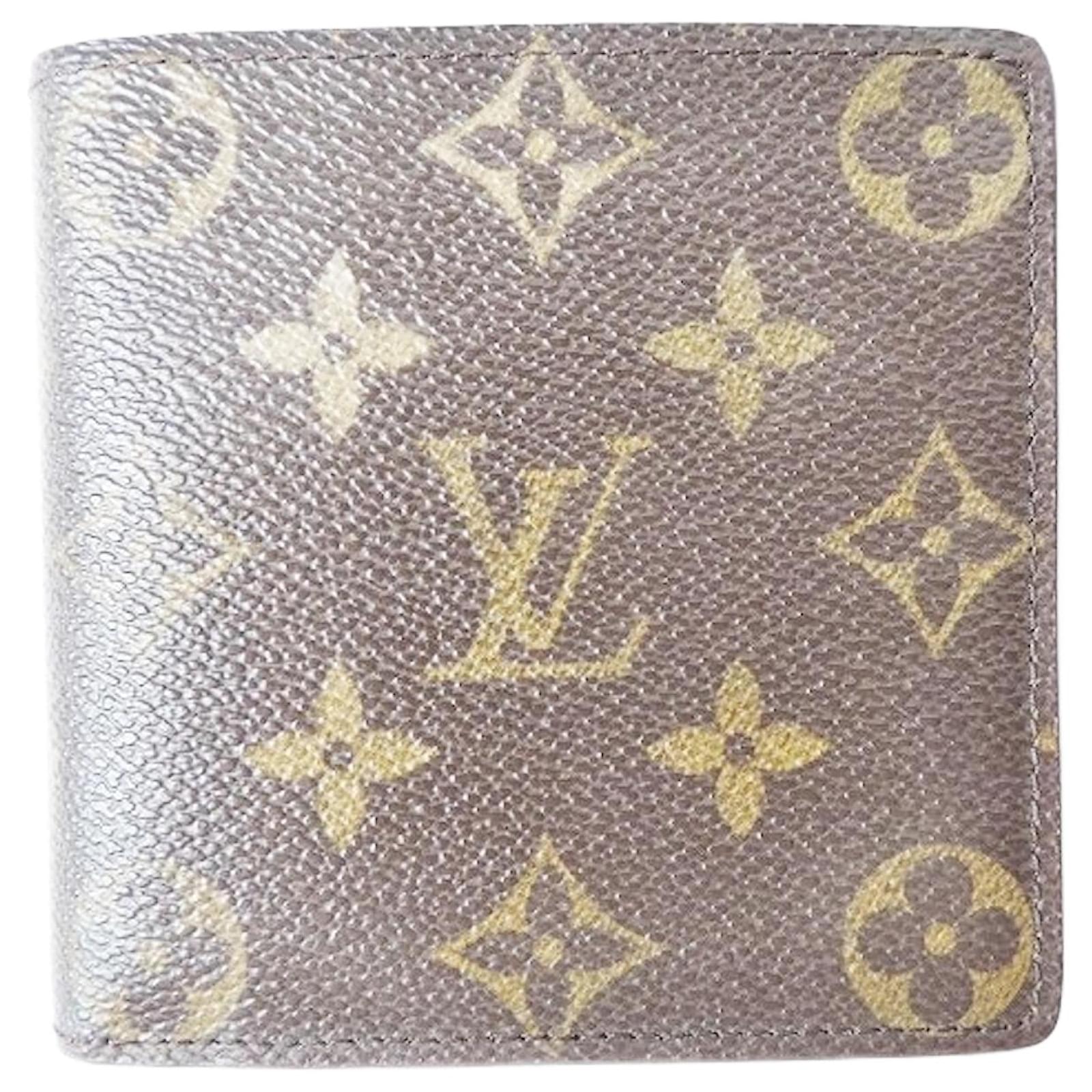 Louis Vuitton Portefeuille marco Brown Cloth ref.899193 - Joli Closet