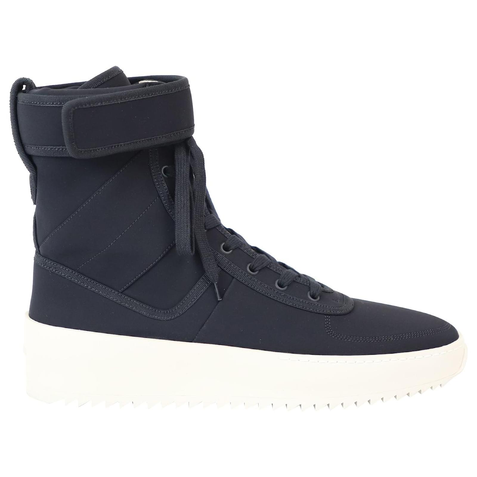 Fear Of God Military Sneakers in Black Nylon ref.899815 - Joli Closet