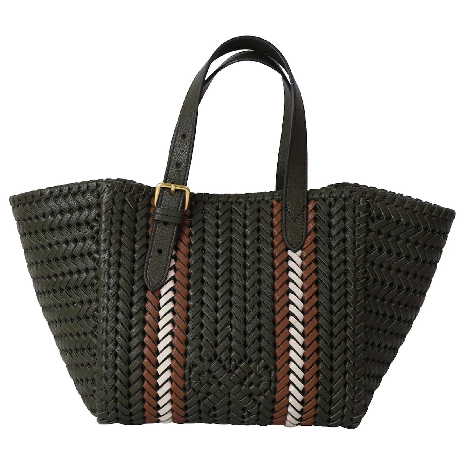 ANYA HINDMARCH Neeson Square woven leather tote