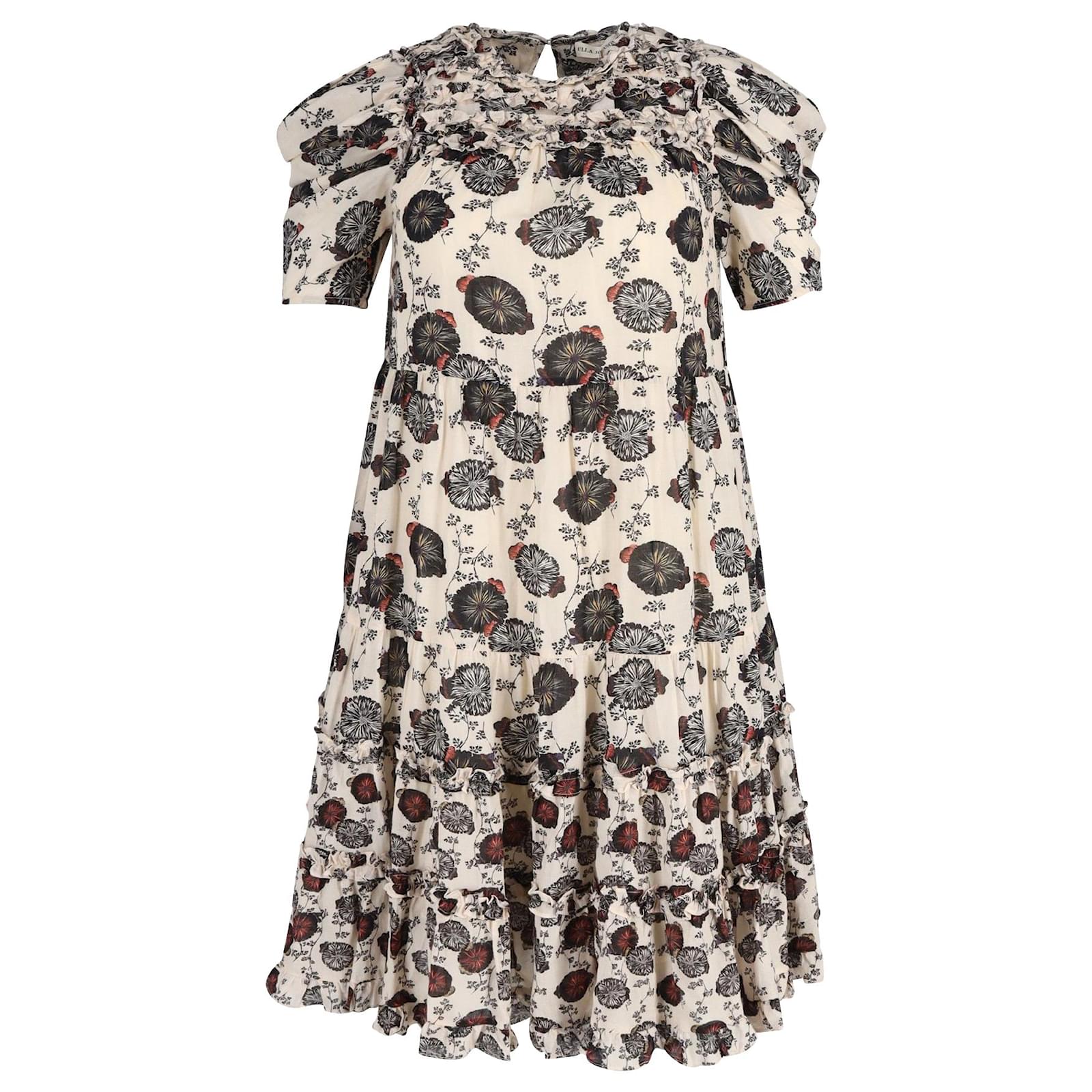 Cotton floral outlet dress