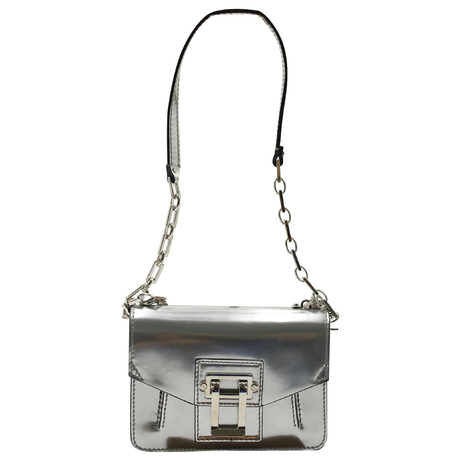 Proenza Schouler PS1 Silvery Leather ref.900921 Joli Closet