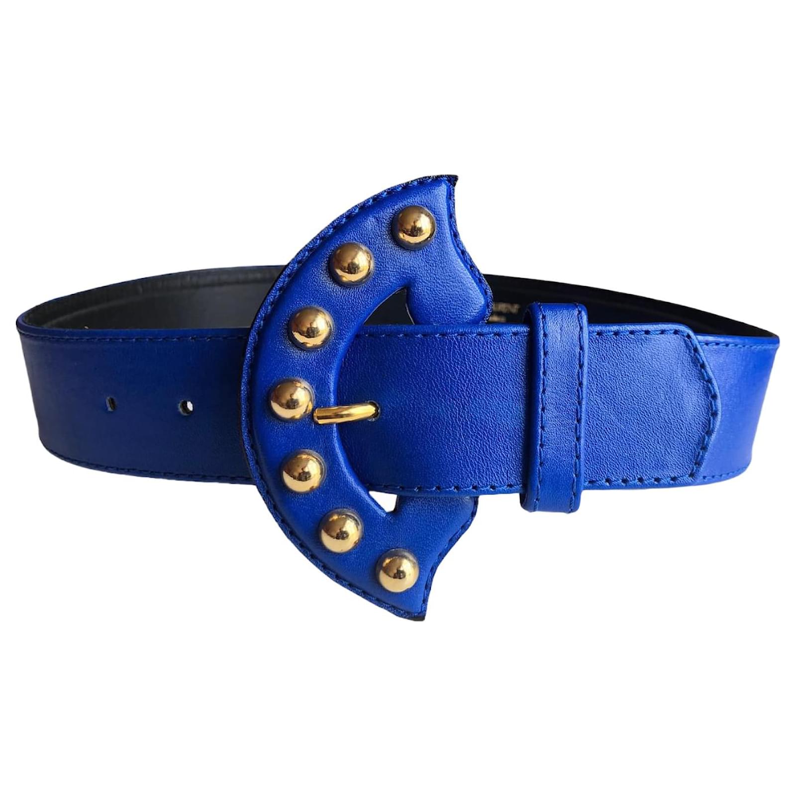 Yves Saint Laurent Rive Gauche Leather Belt