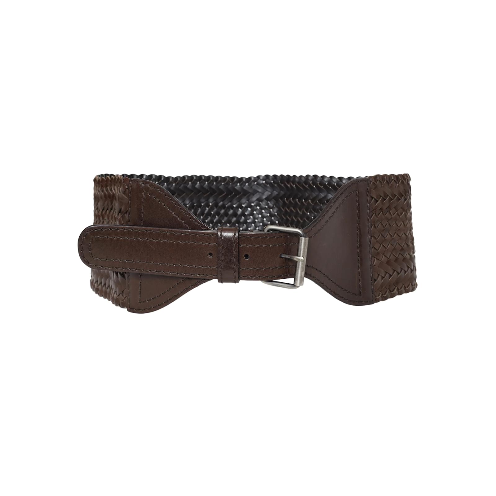Saint Laurent Leather Belt Men's Brown | Vitkac