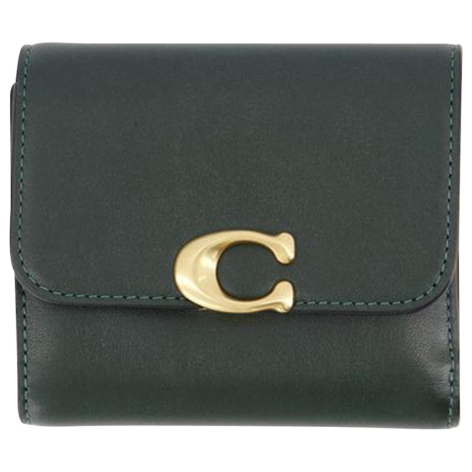 Bandit Wallet - Coach - Leather - Green Pony-style calfskin ref