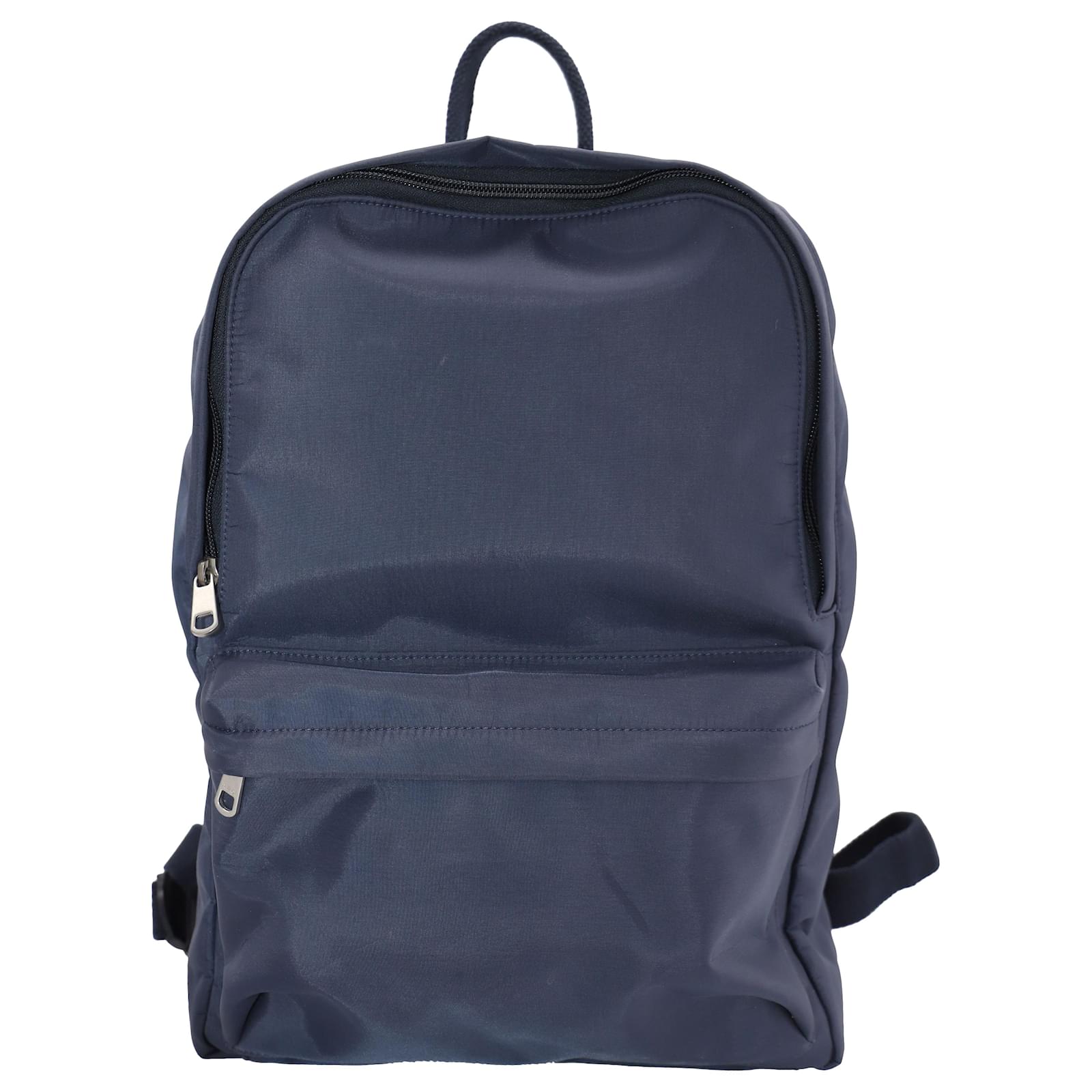 Apc a.P.C. Benjamin Technical Backpack in Navy Blue Nylon Polyamide  ref.901718 - Joli Closet