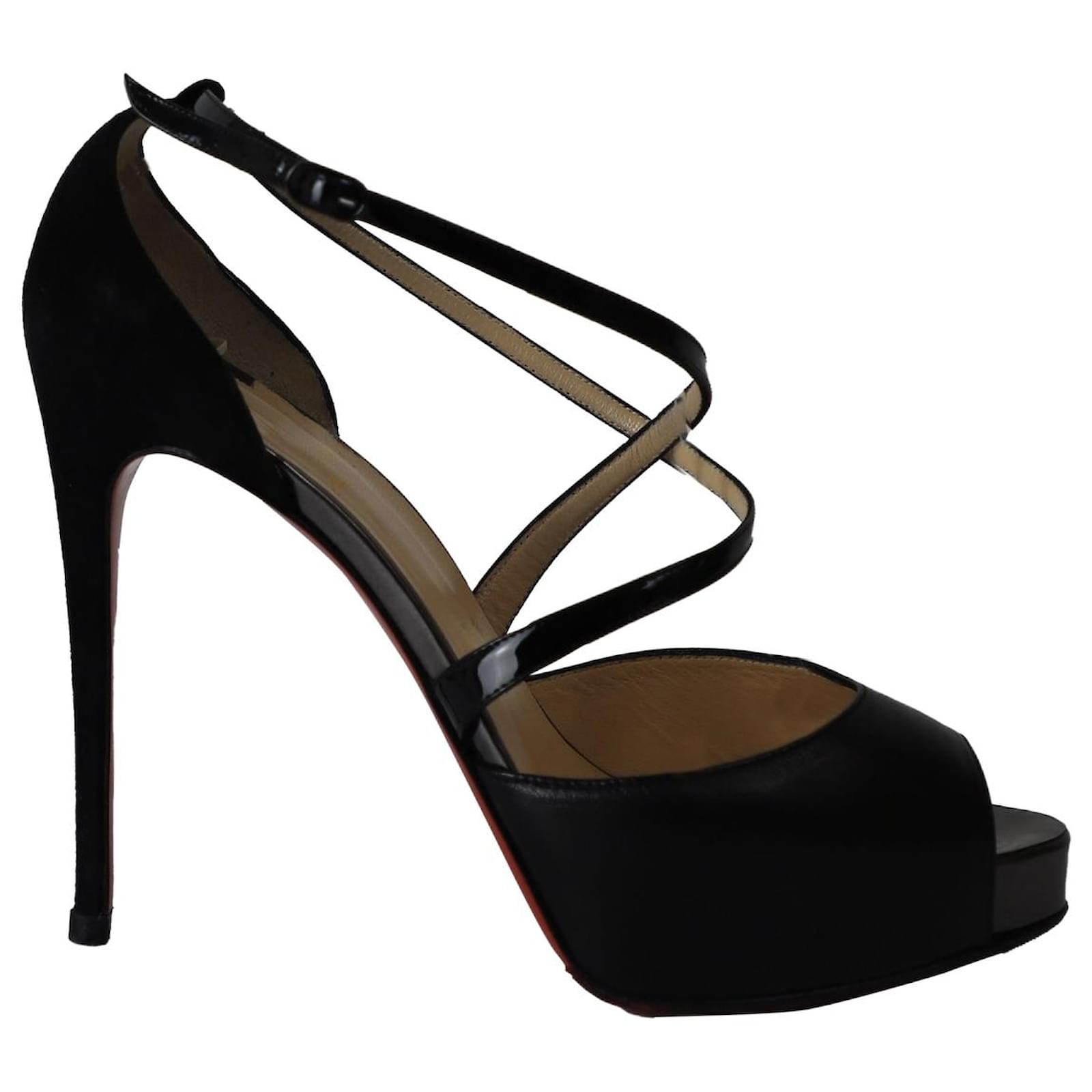 CHRISTIAN LOUBOUTIN: So Kate pumps in nappa leather - Black